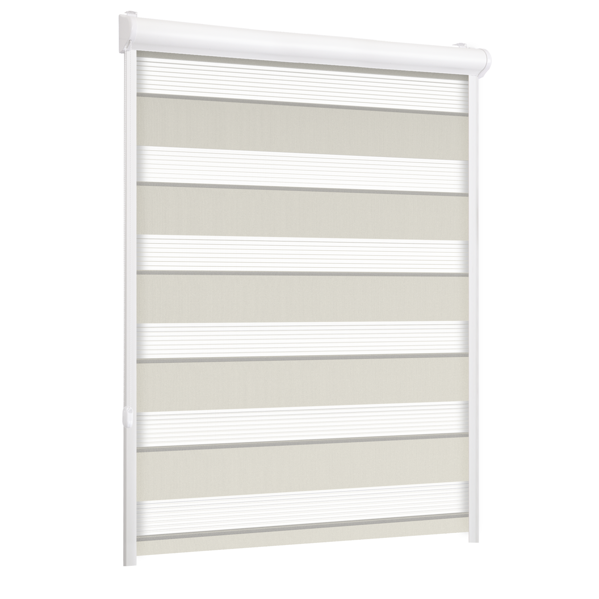 Roleta w kasecie dzień noc Classic lód 76.5 x 220 cm lewa