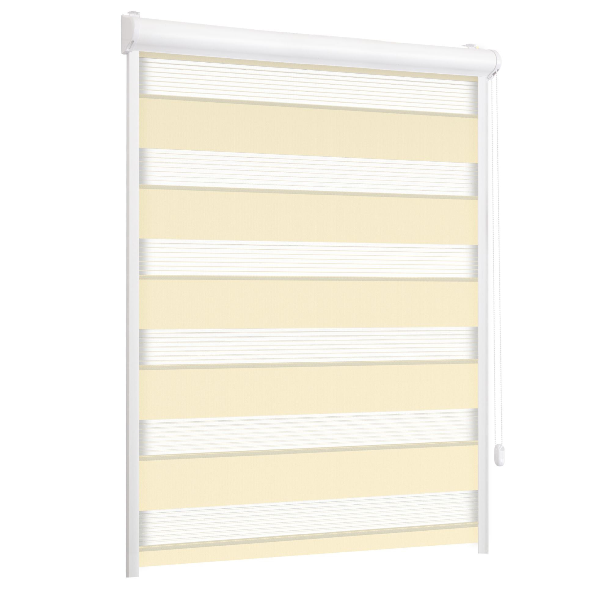 Roleta w kasecie dzień noc Classic wanilia 76.5 x 220 cm prawa
