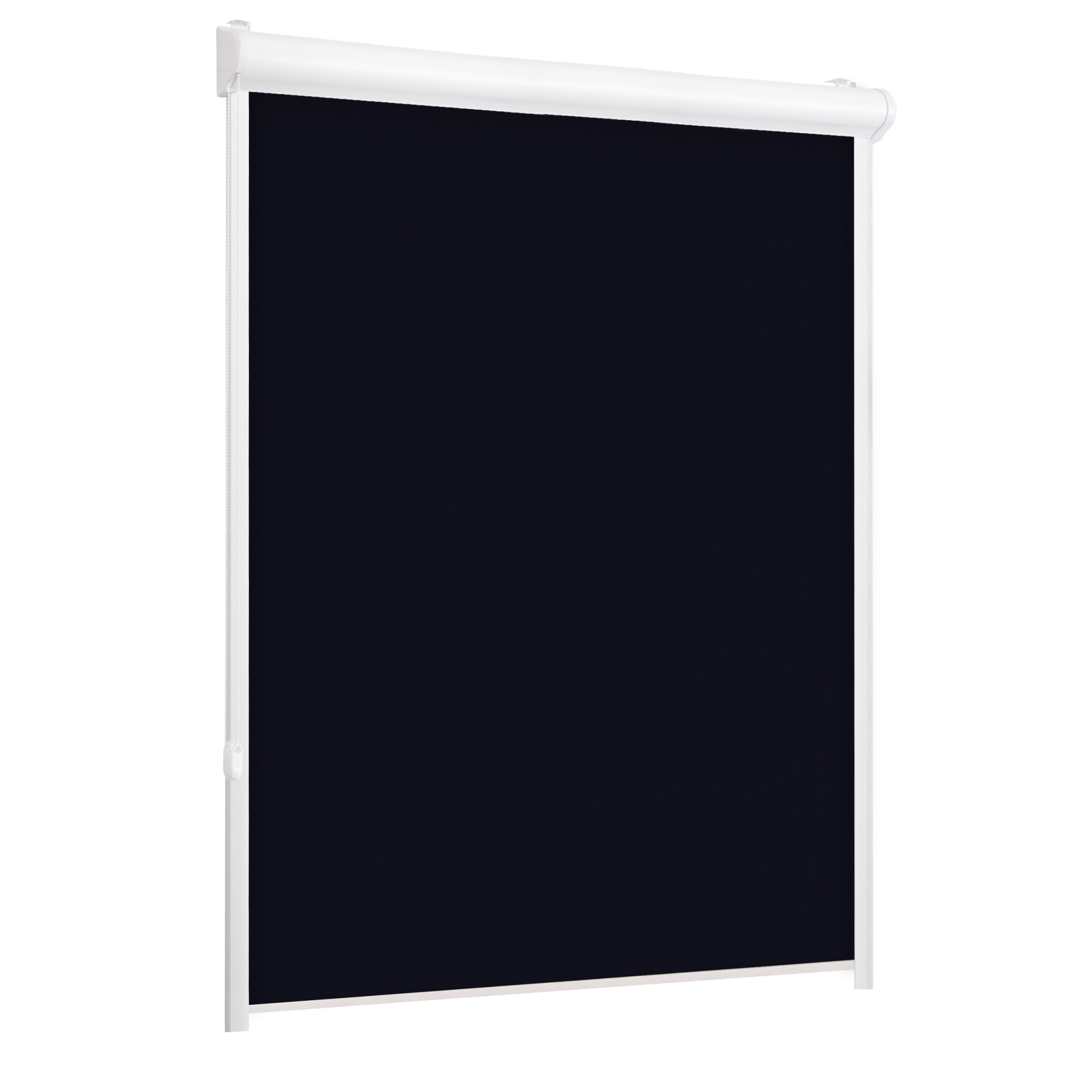 Roleta w kasecie zaciemniająca Silver czarna 46.5 x 150 cm prawa