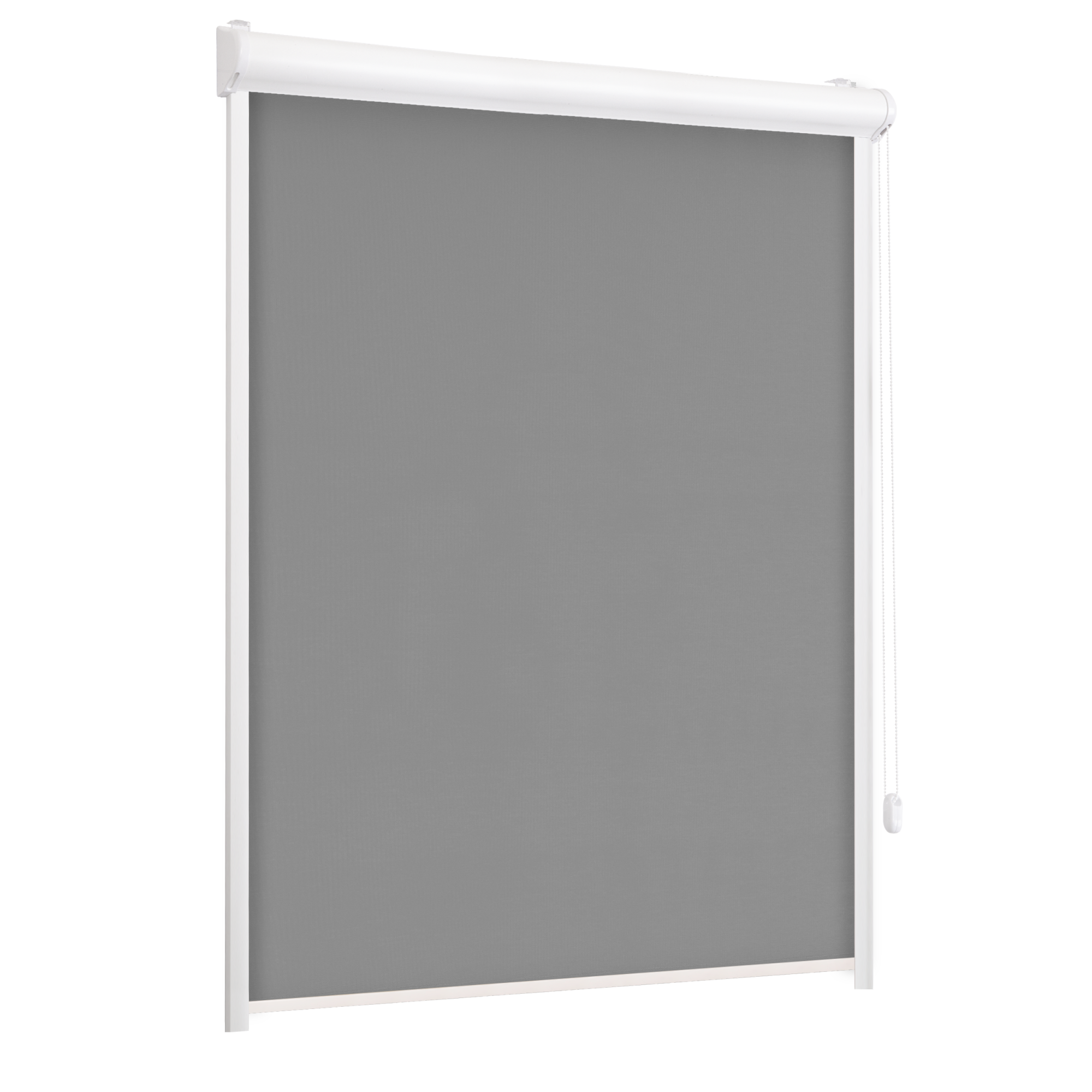 Roleta w kasecie zaciemniająca Silver grafit 72 x 220 cm prawa