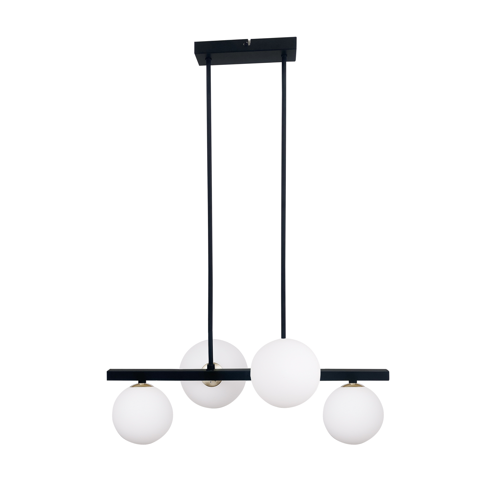 Lampa wisząca Kama czarno-biała 4 x G9 Candellux