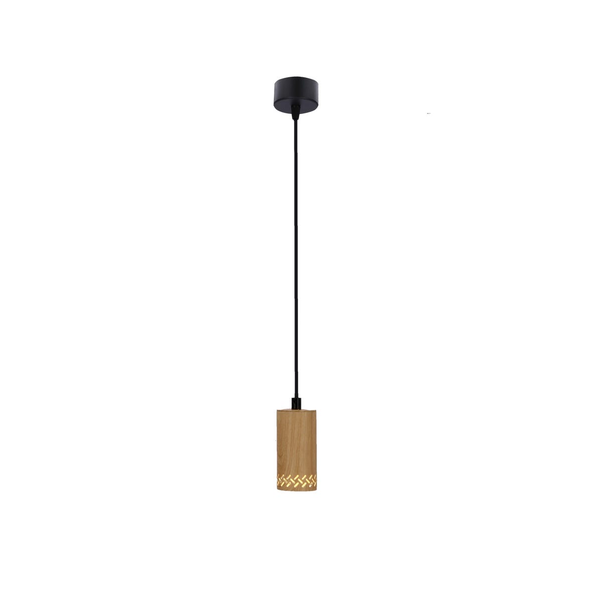 Zdjęcia - Żyrandol / lampa Candellux Lampa wisząca Tubo brązowa 10 cm GU10 