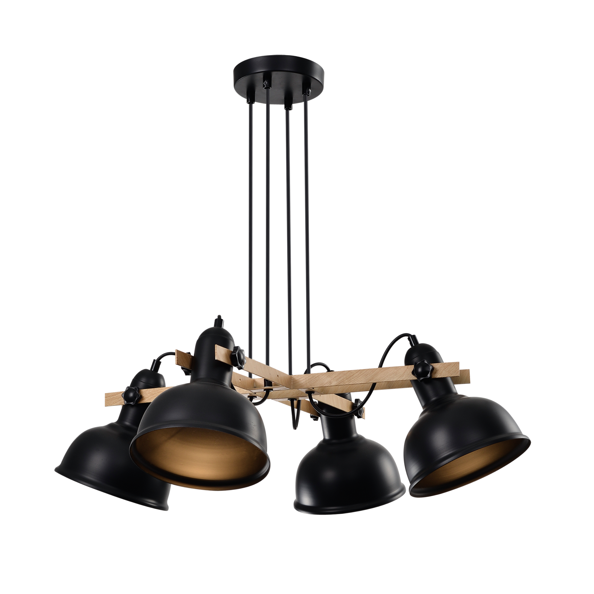 Lampa wisząca Reno czarna 4 x E27 Candellux