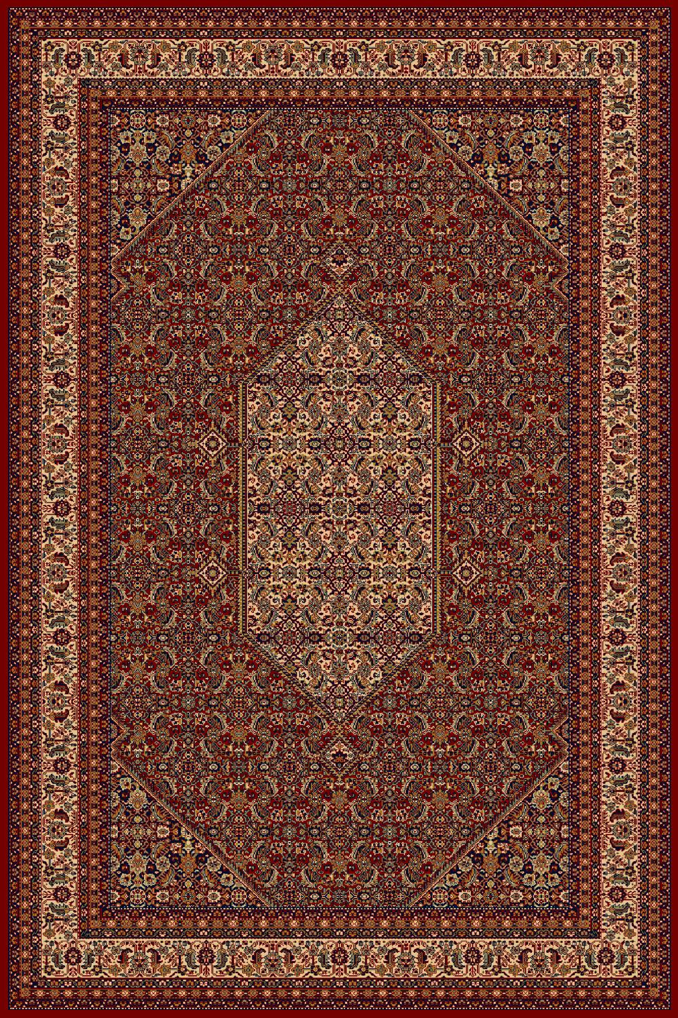 Dywan wełniany Polonia Wawelski Burgund 135 x 200 cm