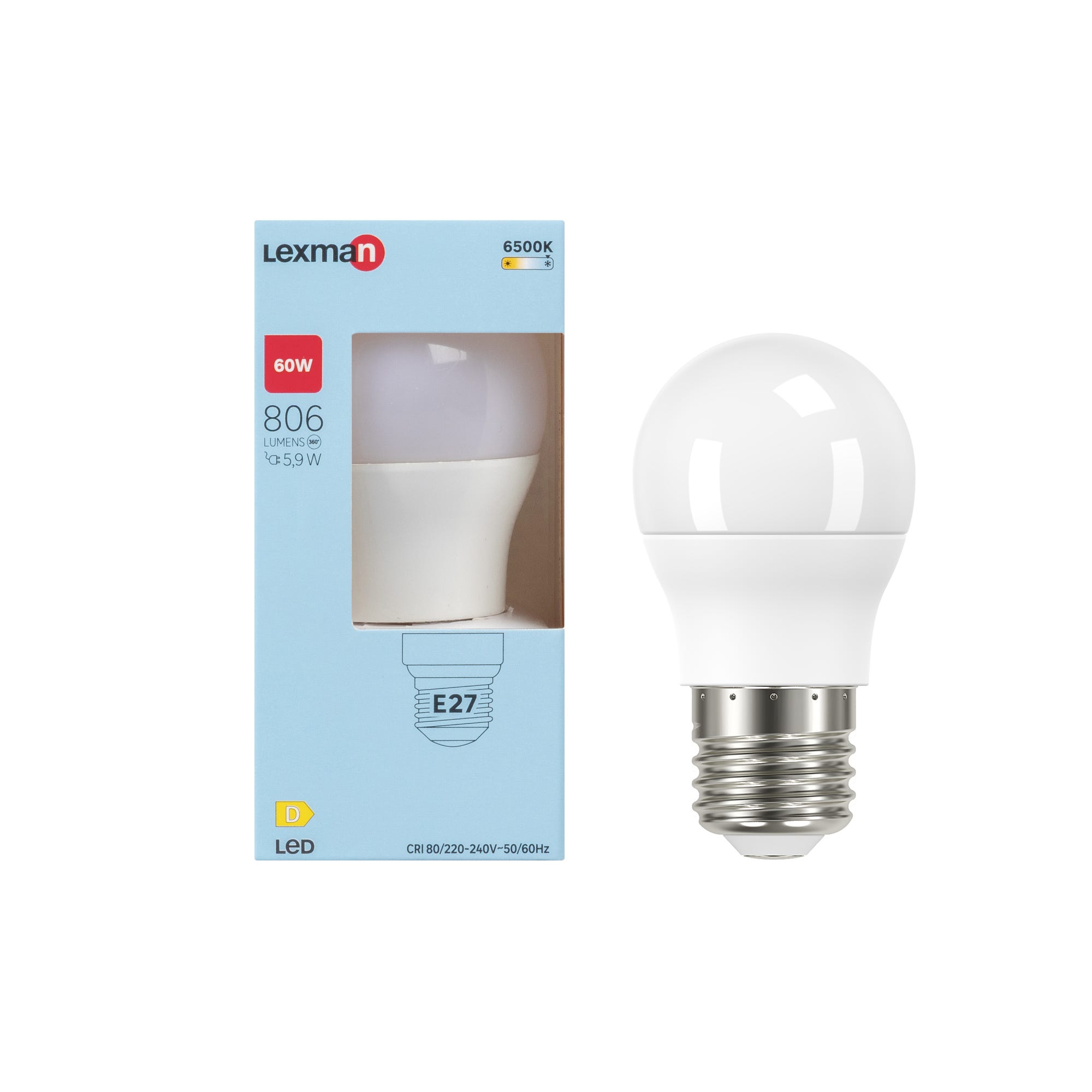 ar wka LED E27 5 9 W 806 lm Zimna biel Lexman Leroy Merlin