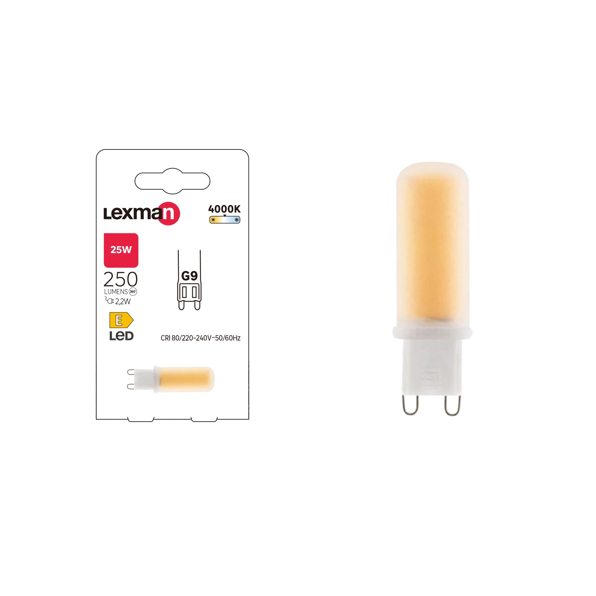 ar wka LED G9 2 2 W 250 lm Neutralna biel Lexman Leroy Merlin