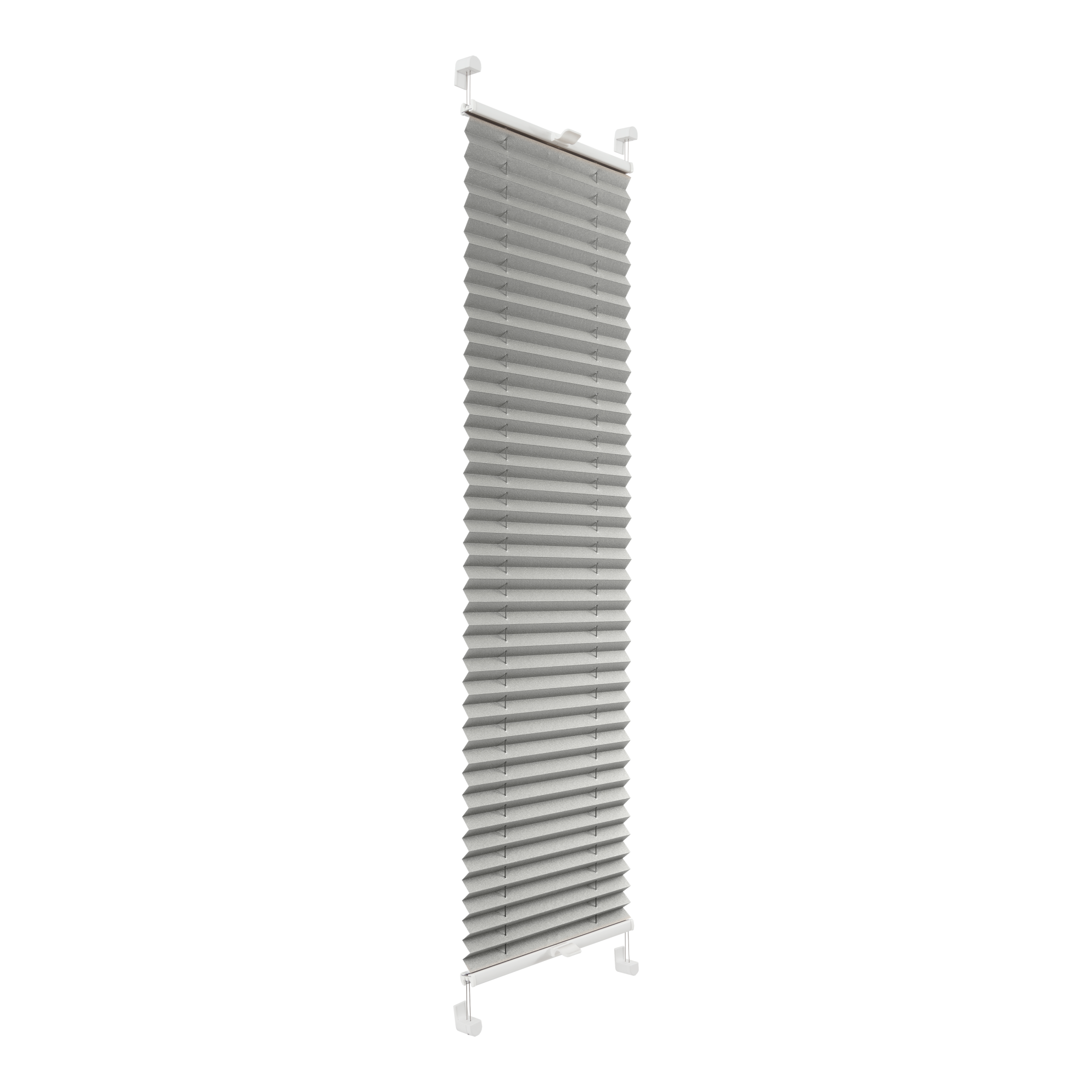 Roleta plisowana zaciemniająca Srebro 70 x 140 cm termoizolacyjna