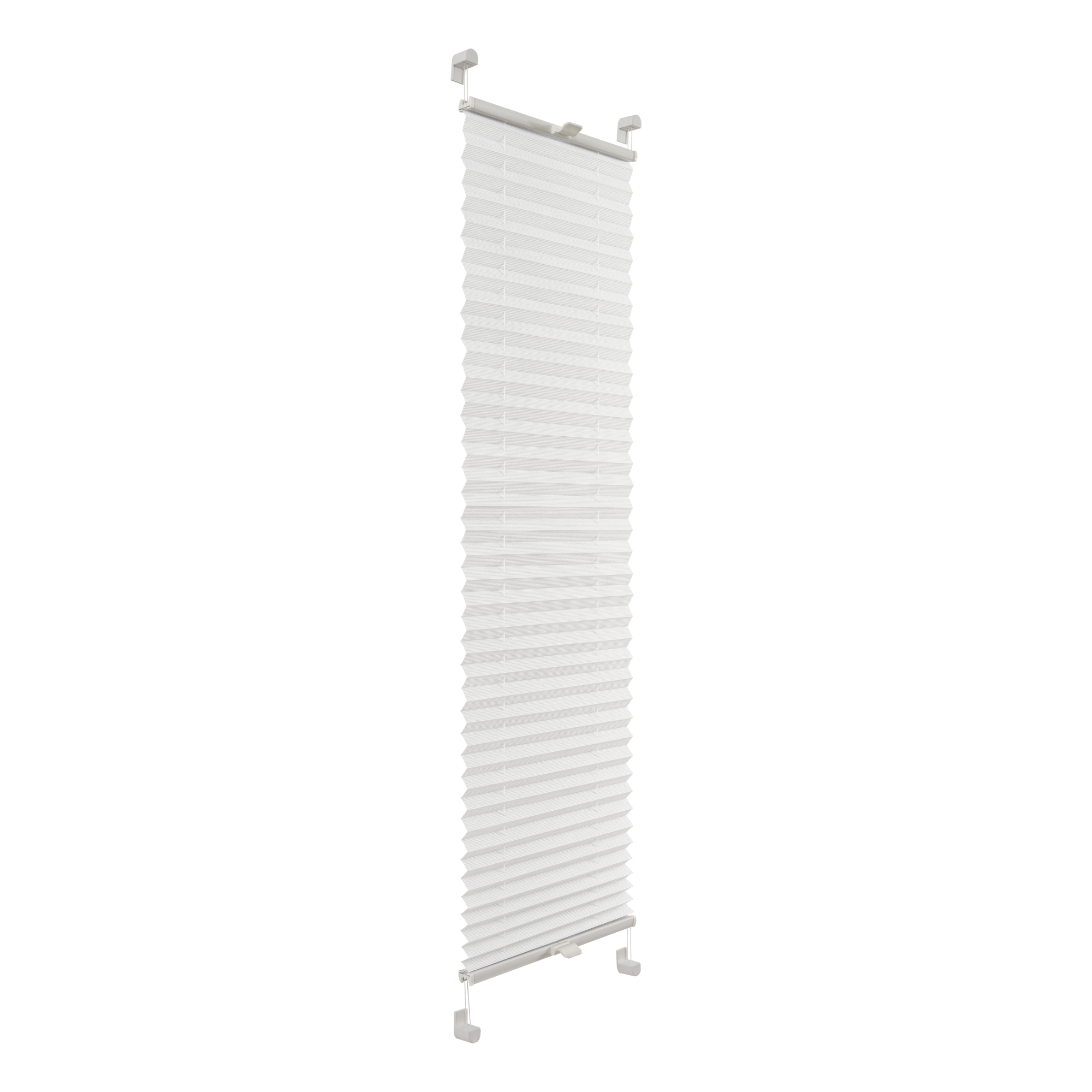 Roleta plisowana Drewnopodobna Śnieżnobiały 92 x 140 cm