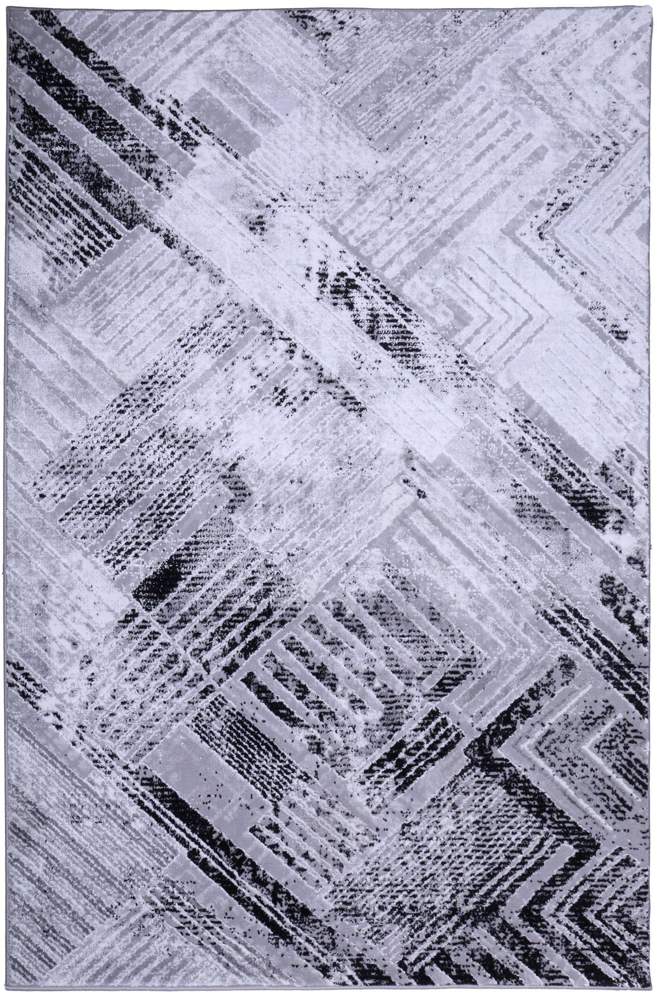 Dywan Pacyfik szaro-czarny 160 x 230 cm