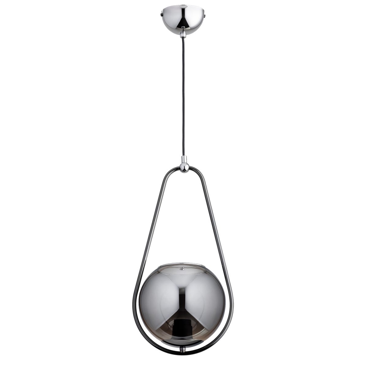 Lampa wisząca Elipsa szara E27 Alfa