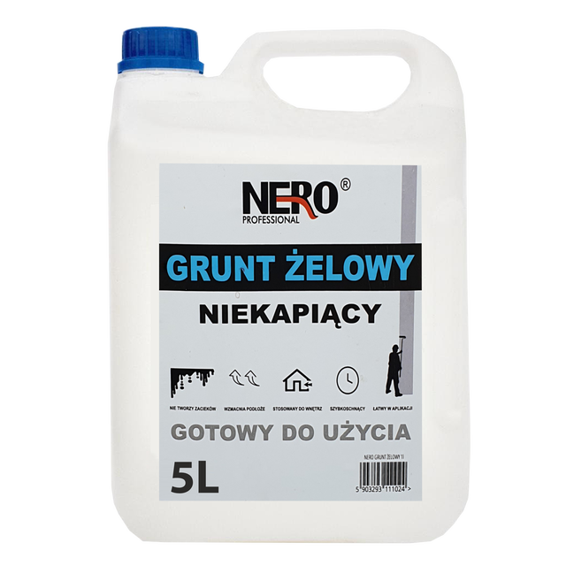 Grunt żelowy niekapiący 5l Nero