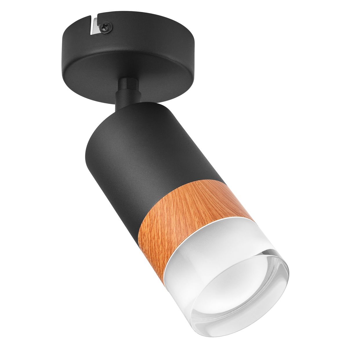 Reflektor Aurora czarny GU10 Lamkur