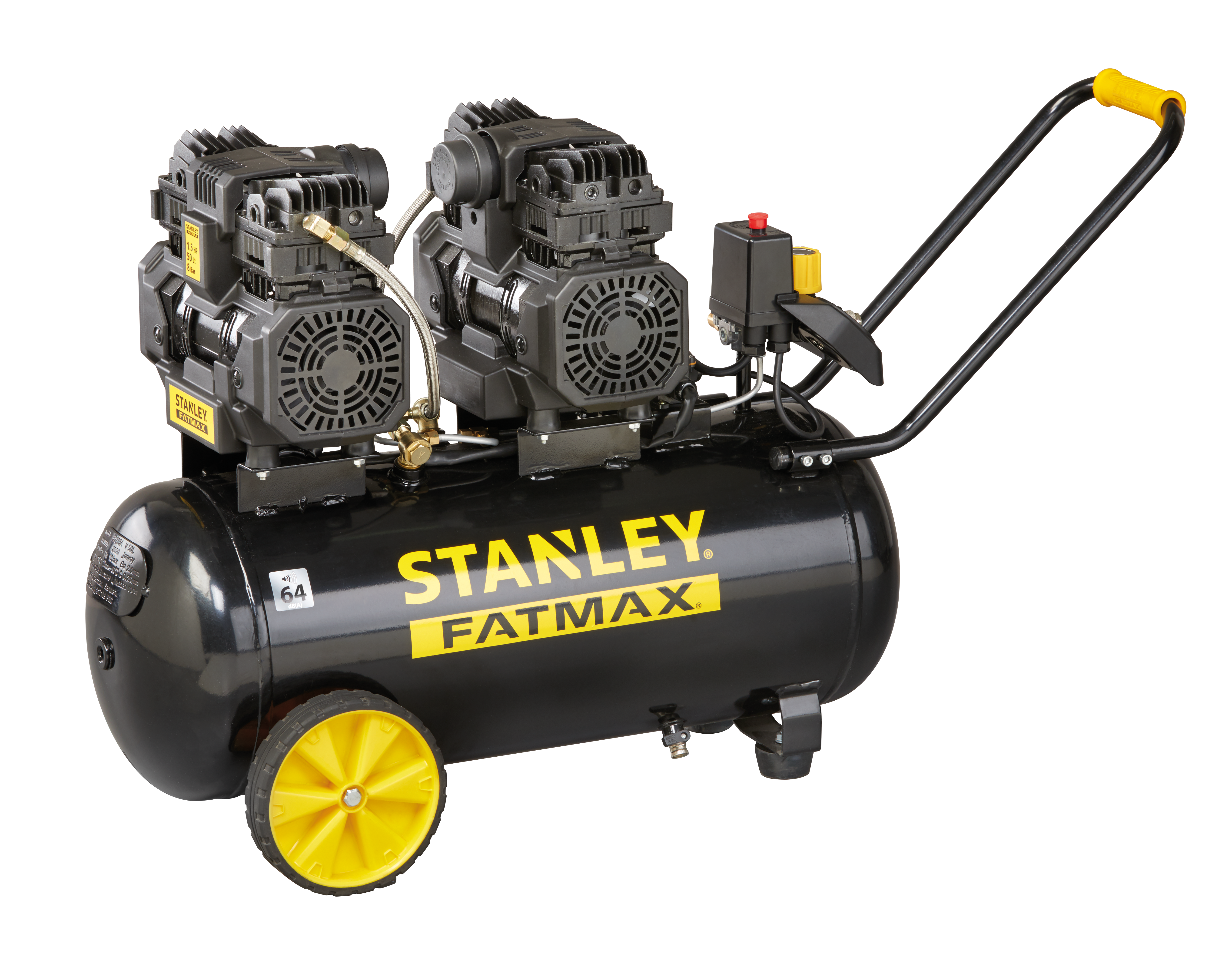 Kompresor Bezolejowy 50L 8bar STANLEY FATMAX - Leroy Merlin