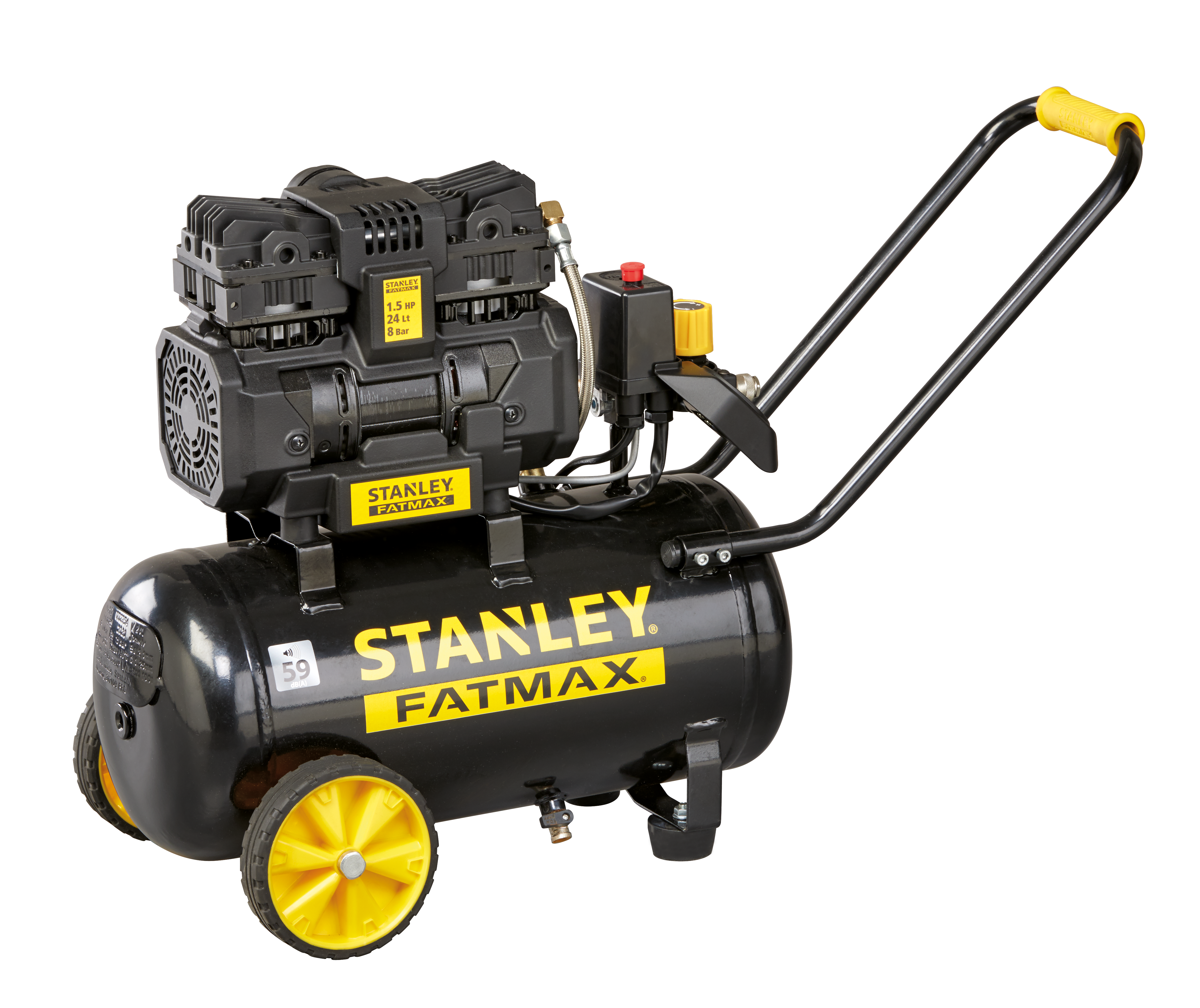 Kompresor Bezolejowy 24L 8bar STANLEY FATMAX - Leroy Merlin