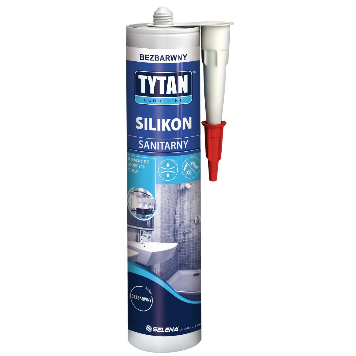 Фото - Плитка TYTAN Silikon sanitarny Euroline bezbarwny 280 ml 