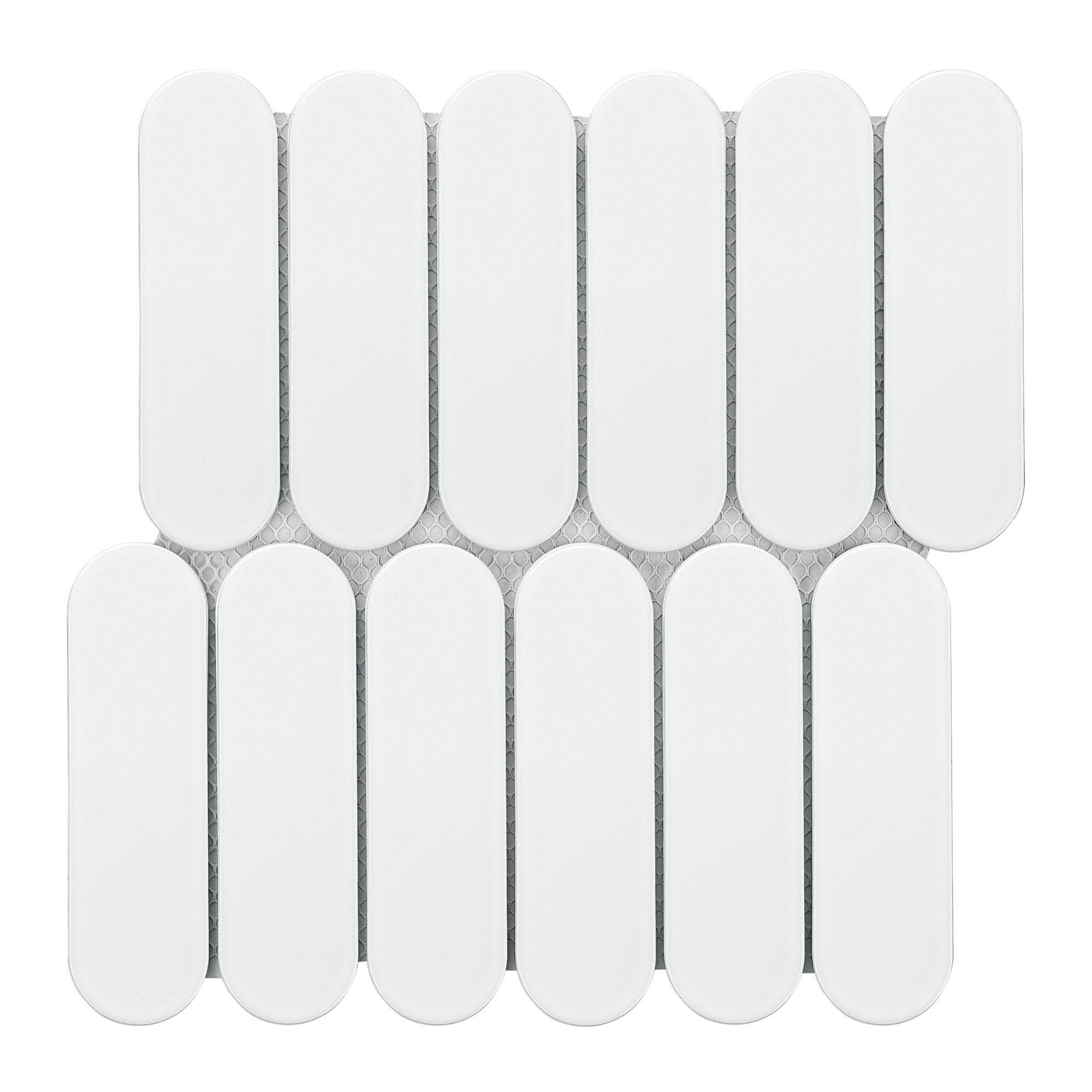 Mozaika Gelule White Glossy 29 X 29.3 Artens