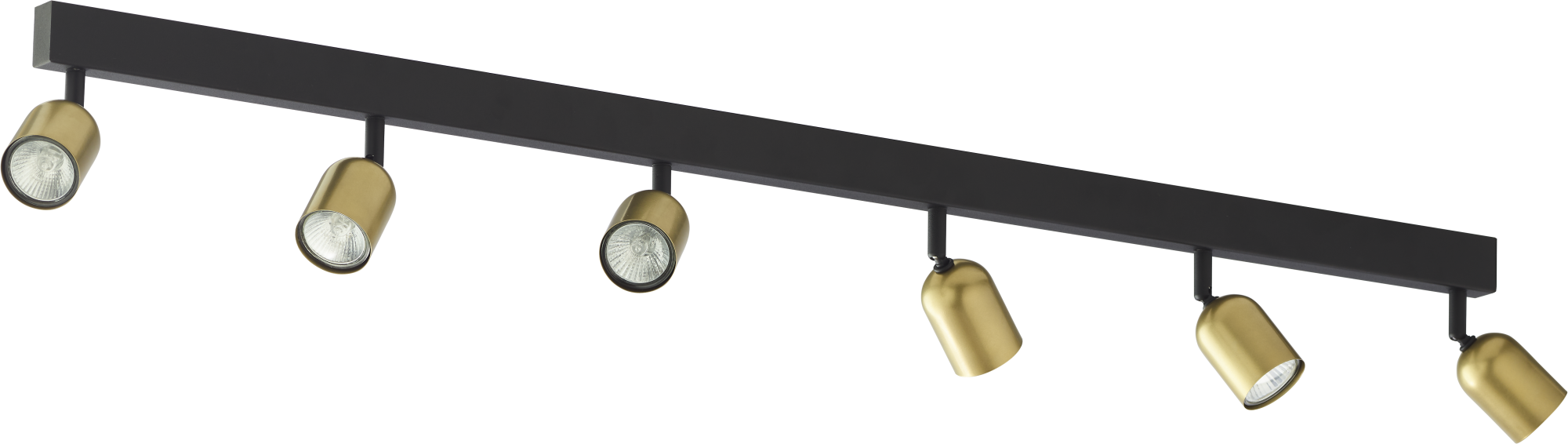 Listwa reflektorowa Top złoto-czarna 6 x GU10 TK Lighting