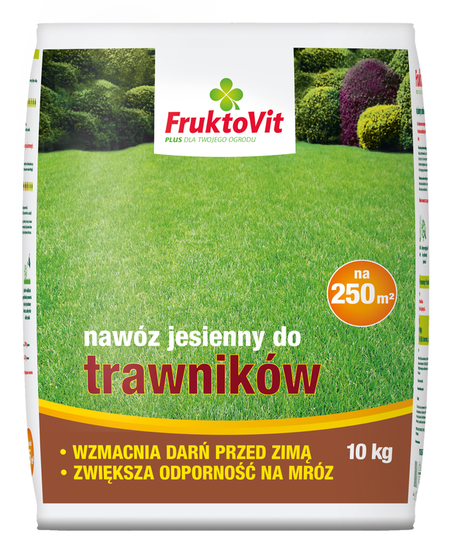 Nawóz do trawnika jesienny 10kg Fruktovit