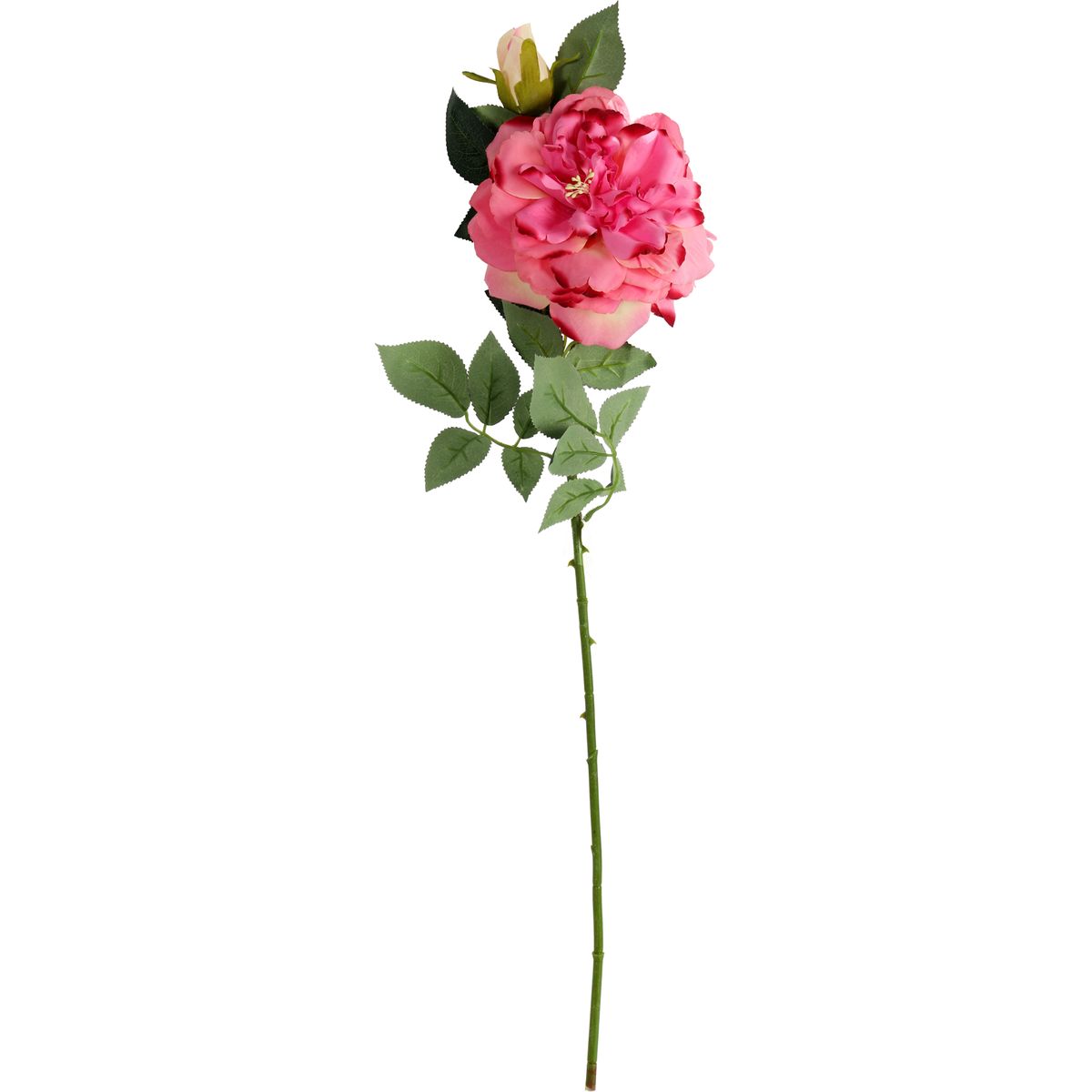 Gałązka sztuczna 64cm róża rozwinięta