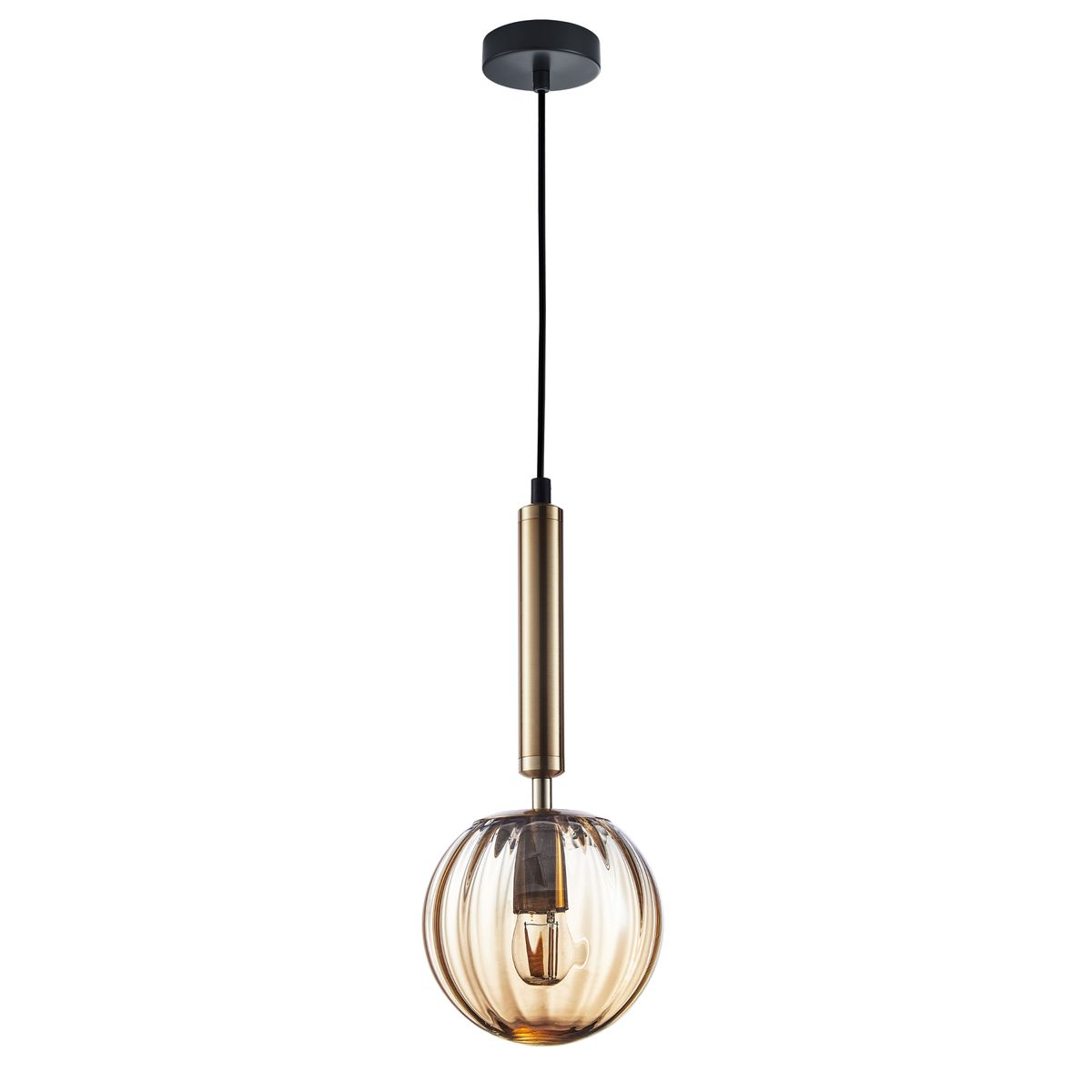Lampa wisząca Ravena złoto-różowa E27 Italux