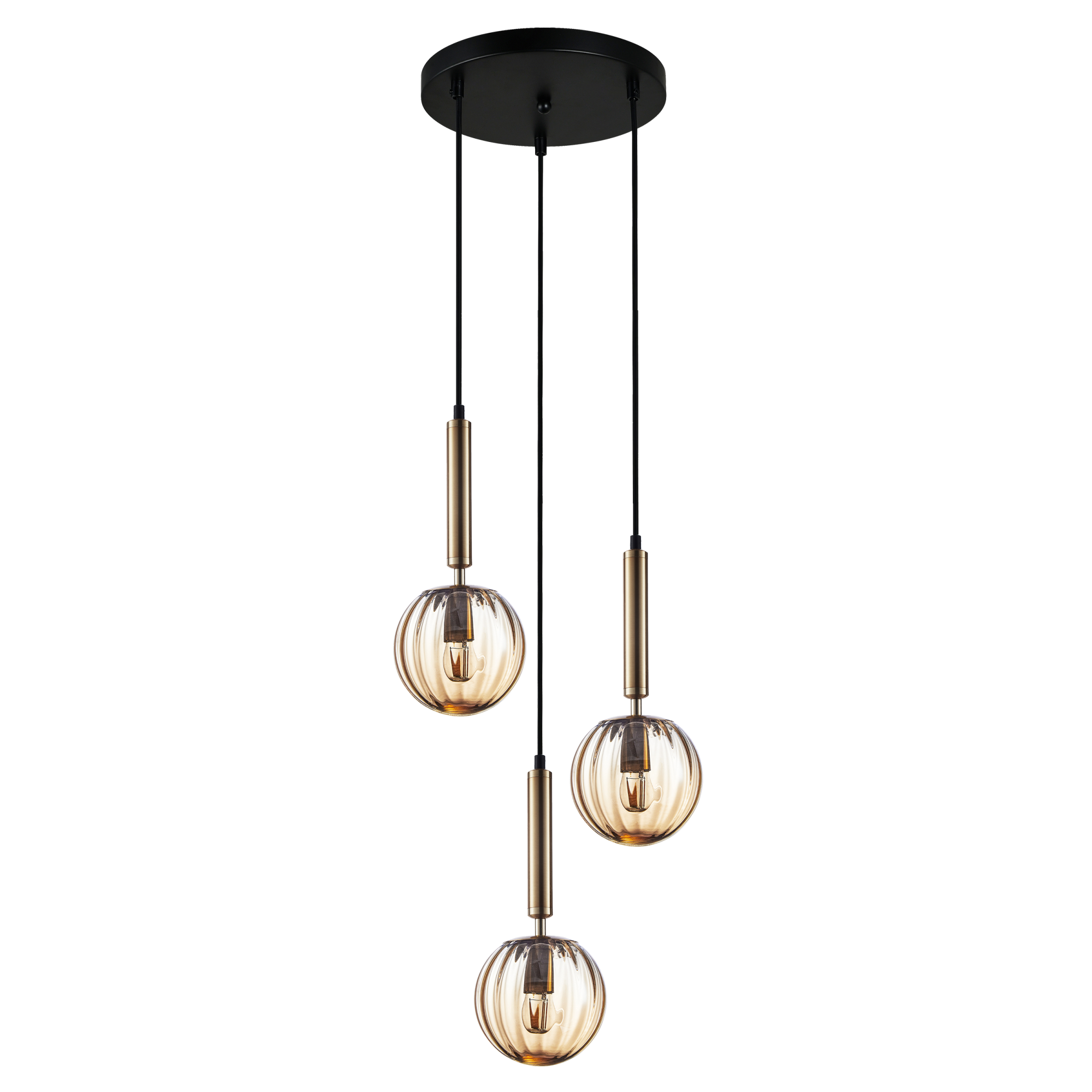 Lampa wisząca Ravena złoto-różowa E27 Italux