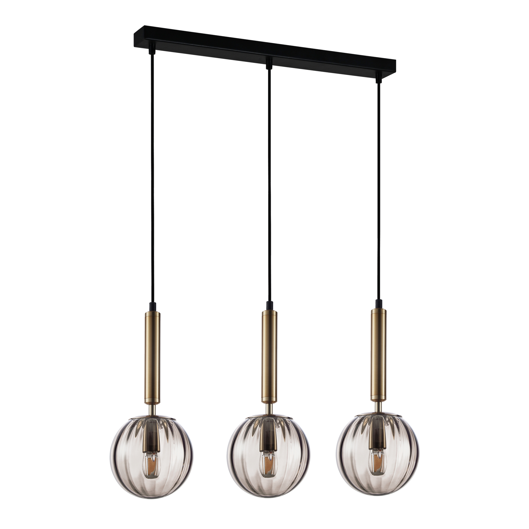 Lampa wisząca Ravena złoto-czarna E27 Italux