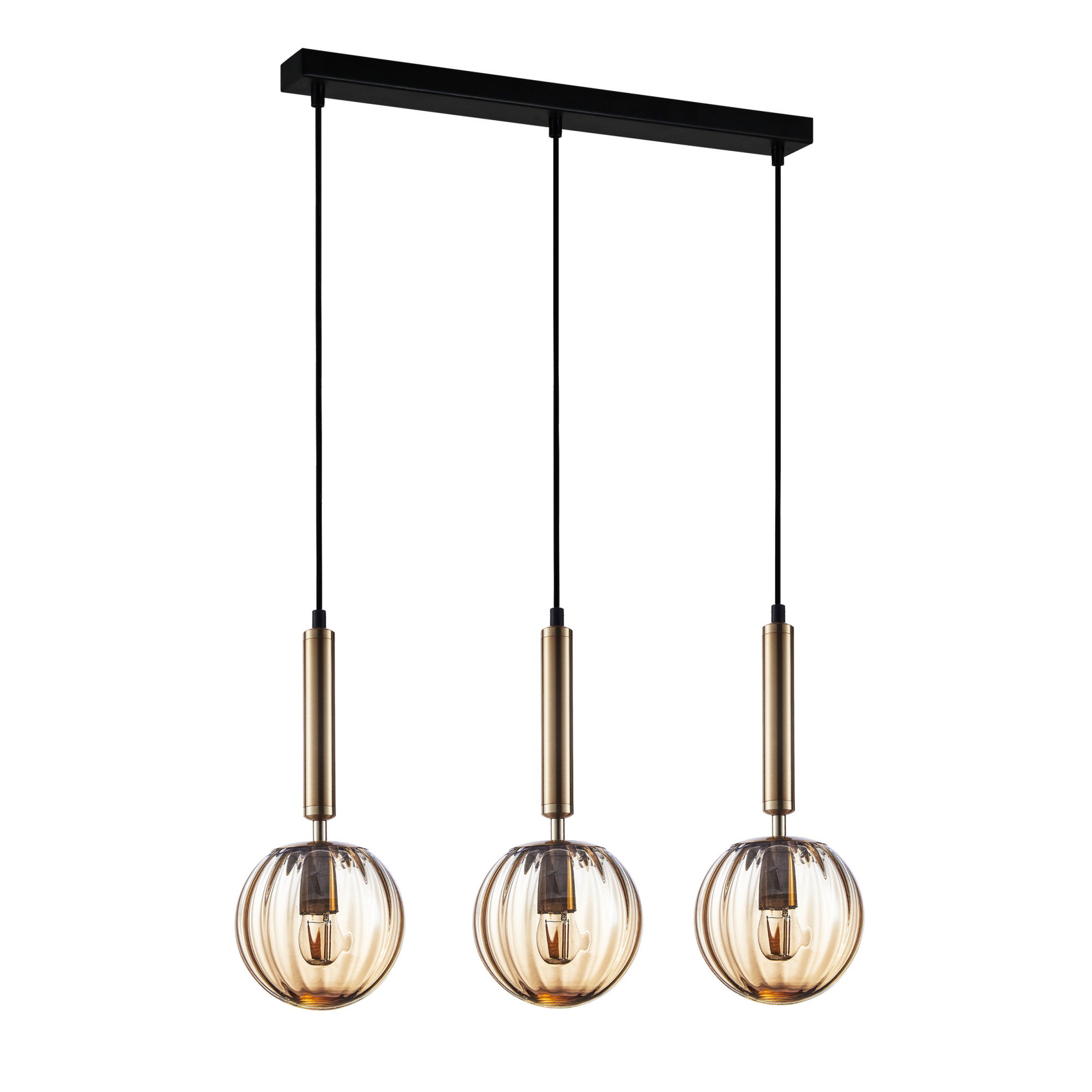 Lampa wisząca Ravena złoto-różowa E27 Italux