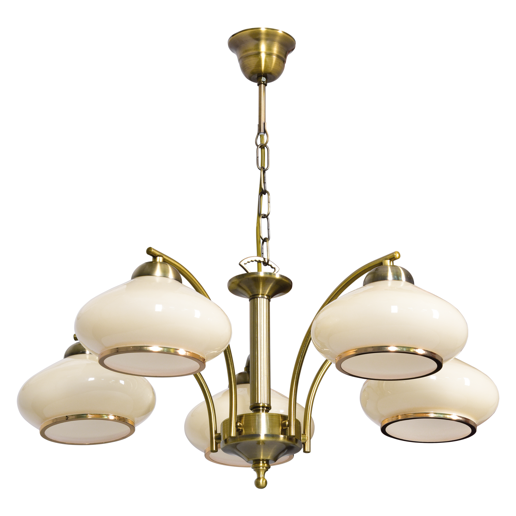 Żyrandol Rita złoty patyna 5 x E27 Activejet