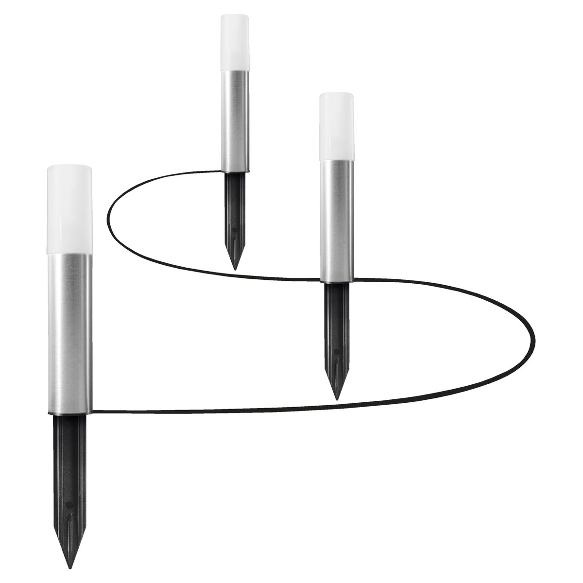 Reflektor ogrodowy wbijany 3 szt Smart WiFi IP44 LED Ledvance