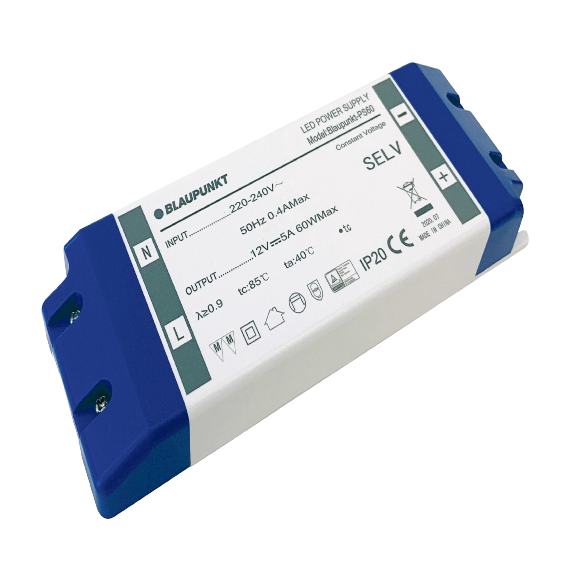 Zasilacz do LED 12 V 60 W IP20 Blaupunkt