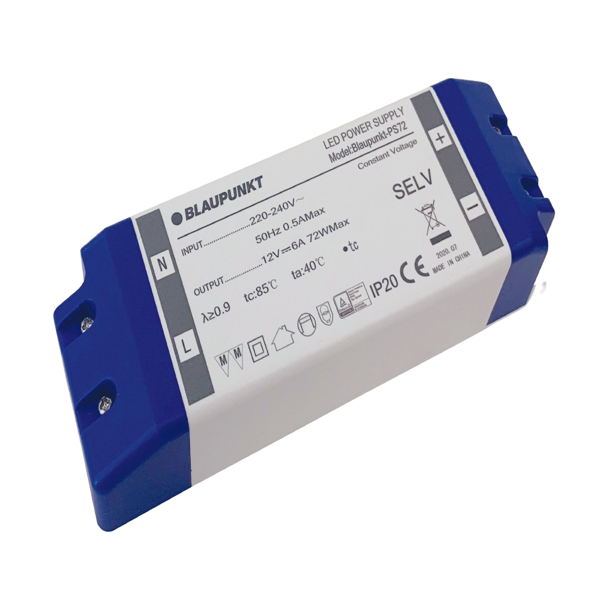 Zasilacz do LED 12 V 72 W IP20 Blaupunkt