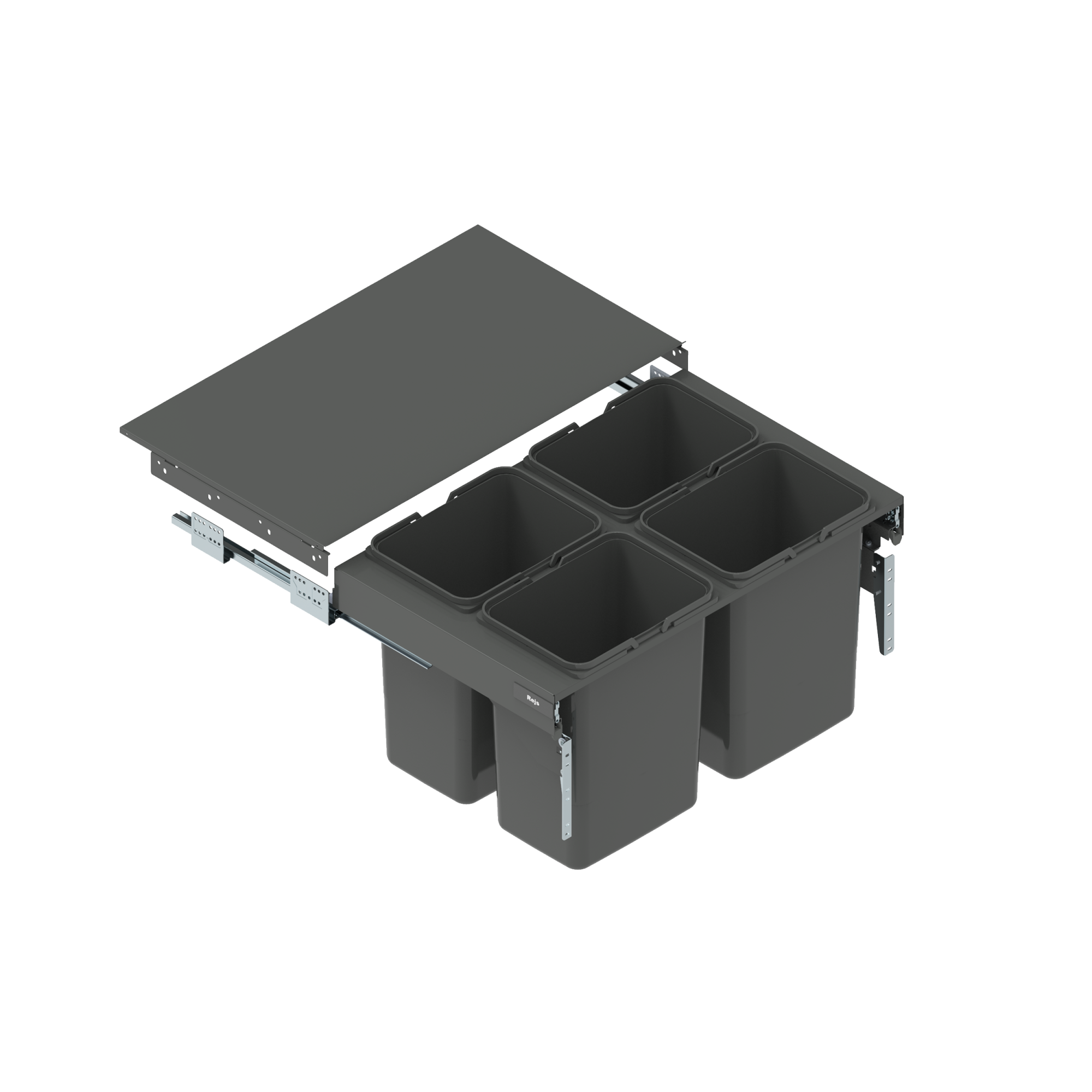 Kosz na śmieci do zabudowy Segrego 80 H=42,5 cm 4 x 20 l Rejs