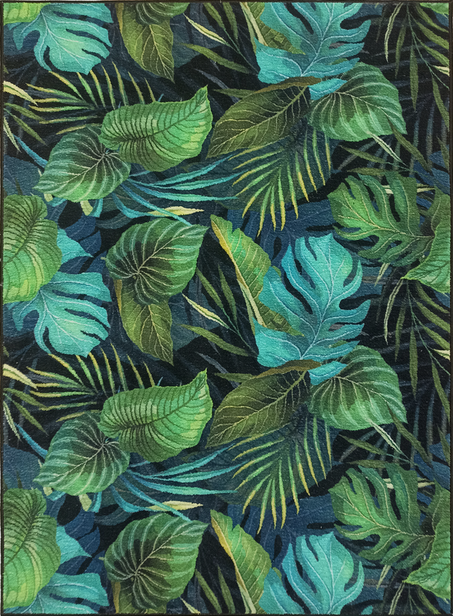 Dywan Dywan Green Monstera 120 x 170 cm AB LOGIC