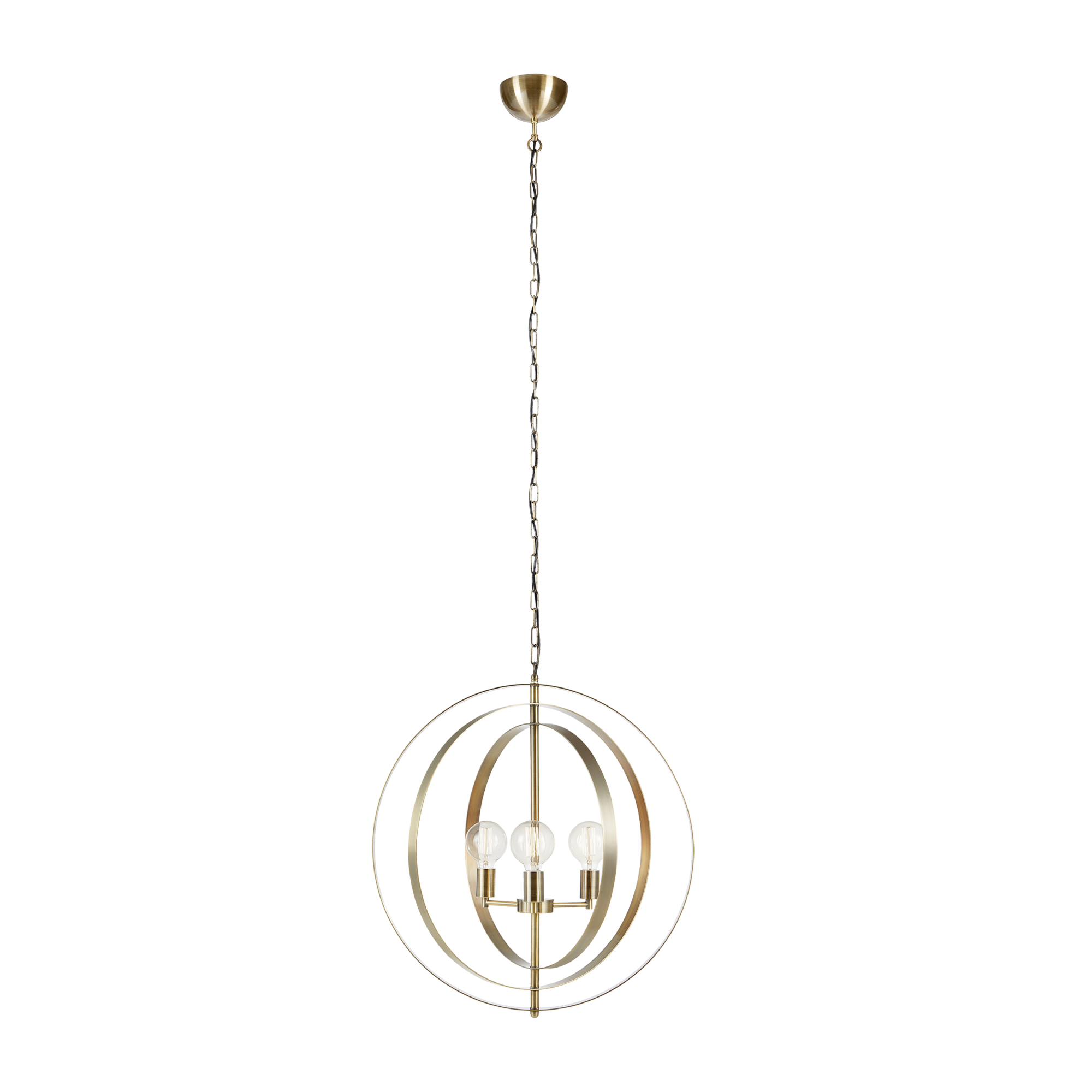 Lampa wisząca Orbit antyczne złoto 3 x E27 Markslojd