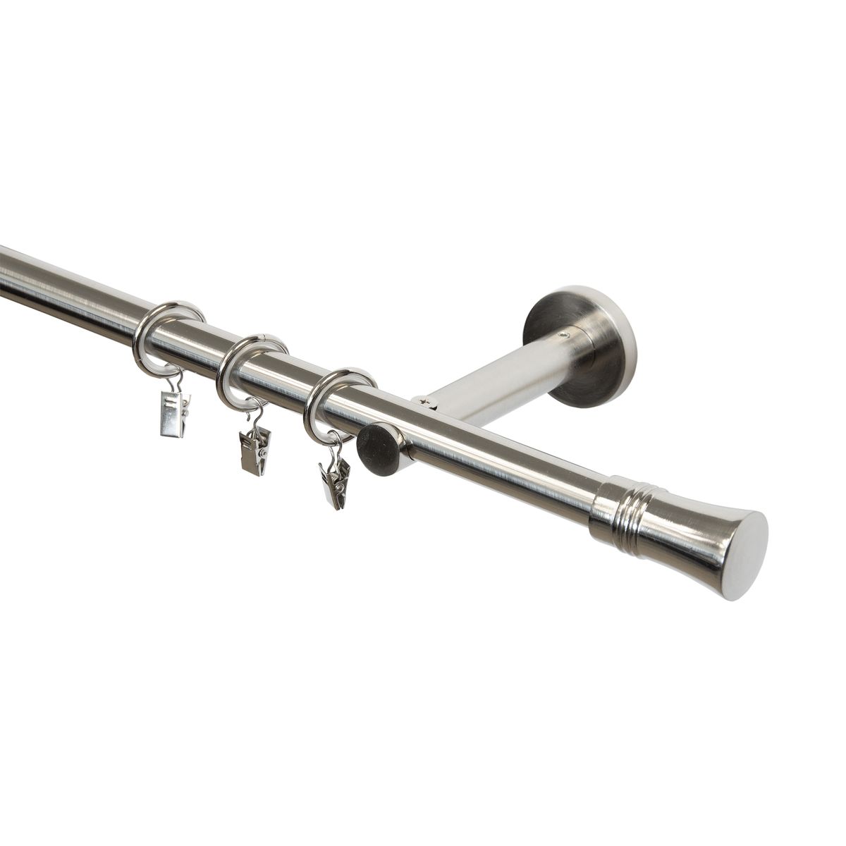 Karnisz Capri 200 cm pojedynczy nikiel 19 mm Inspire