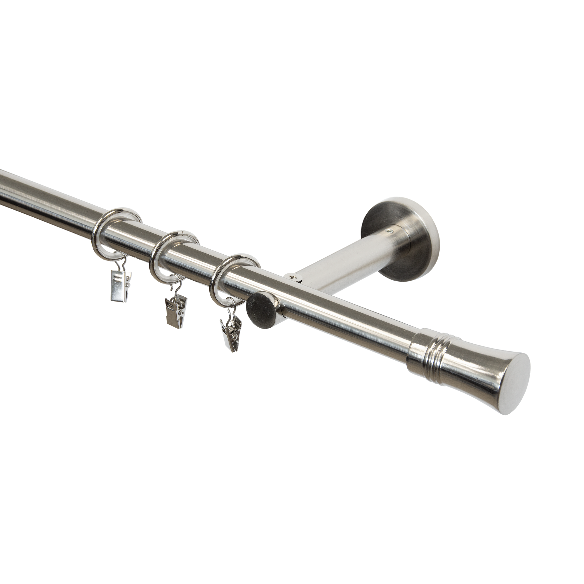 Karnisz Capri 240 cm pojedynczy nikiel 19 mm Inspire