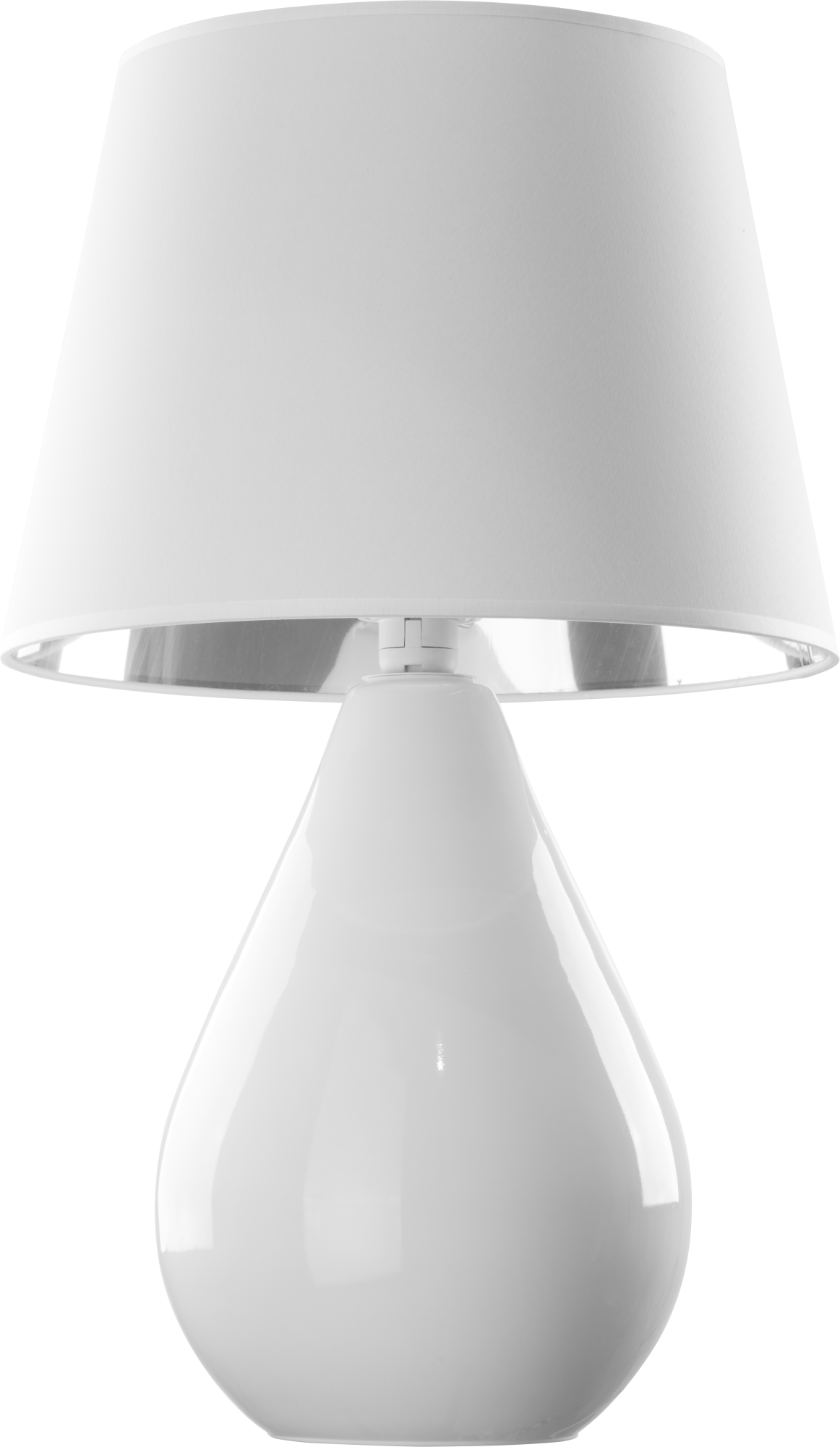 Lampka stołowa Lacrima biała E27 TK Lighting