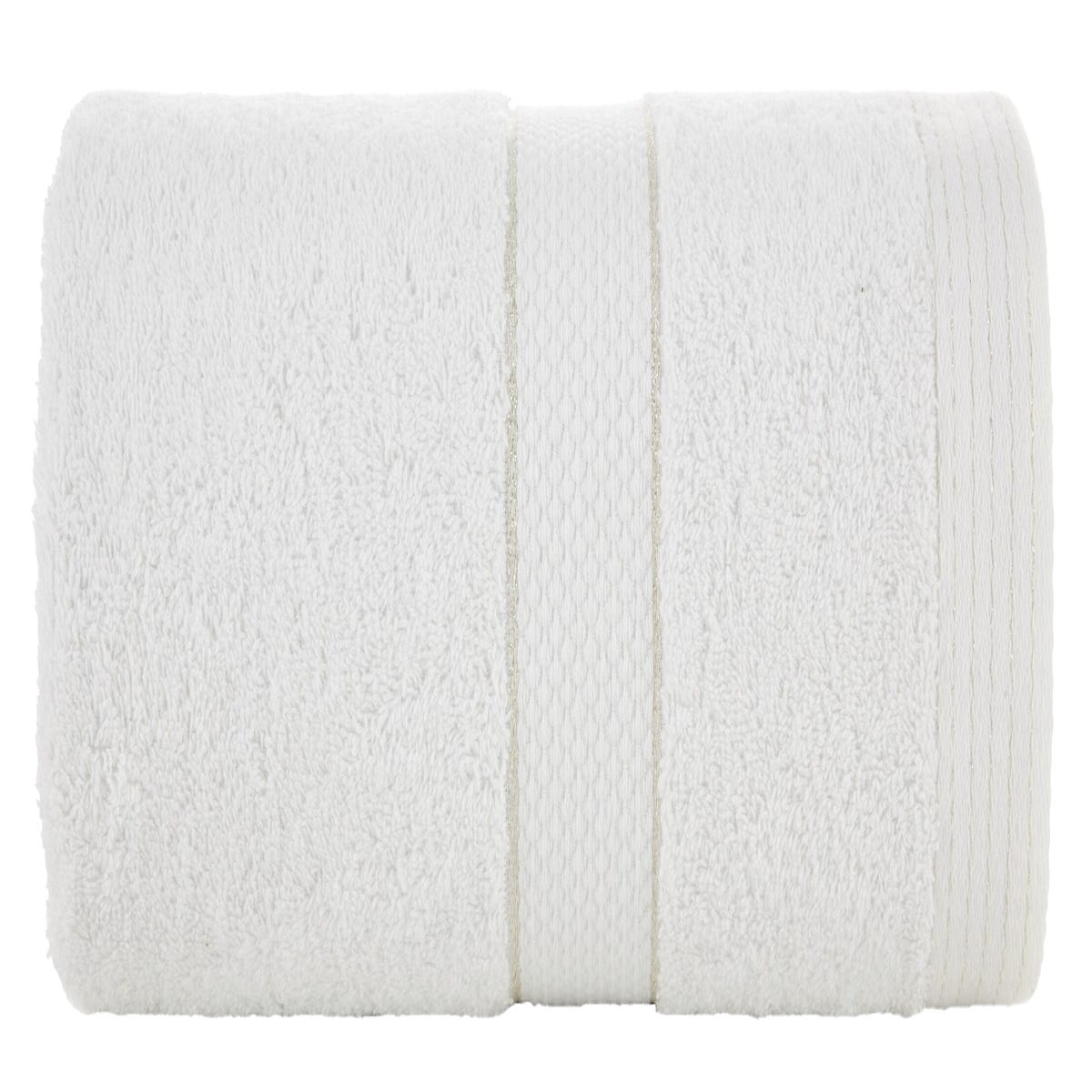 Zdjęcia - Dywanik łazienkowy Ręcznik łazienkowy Bari biały 70 x 140