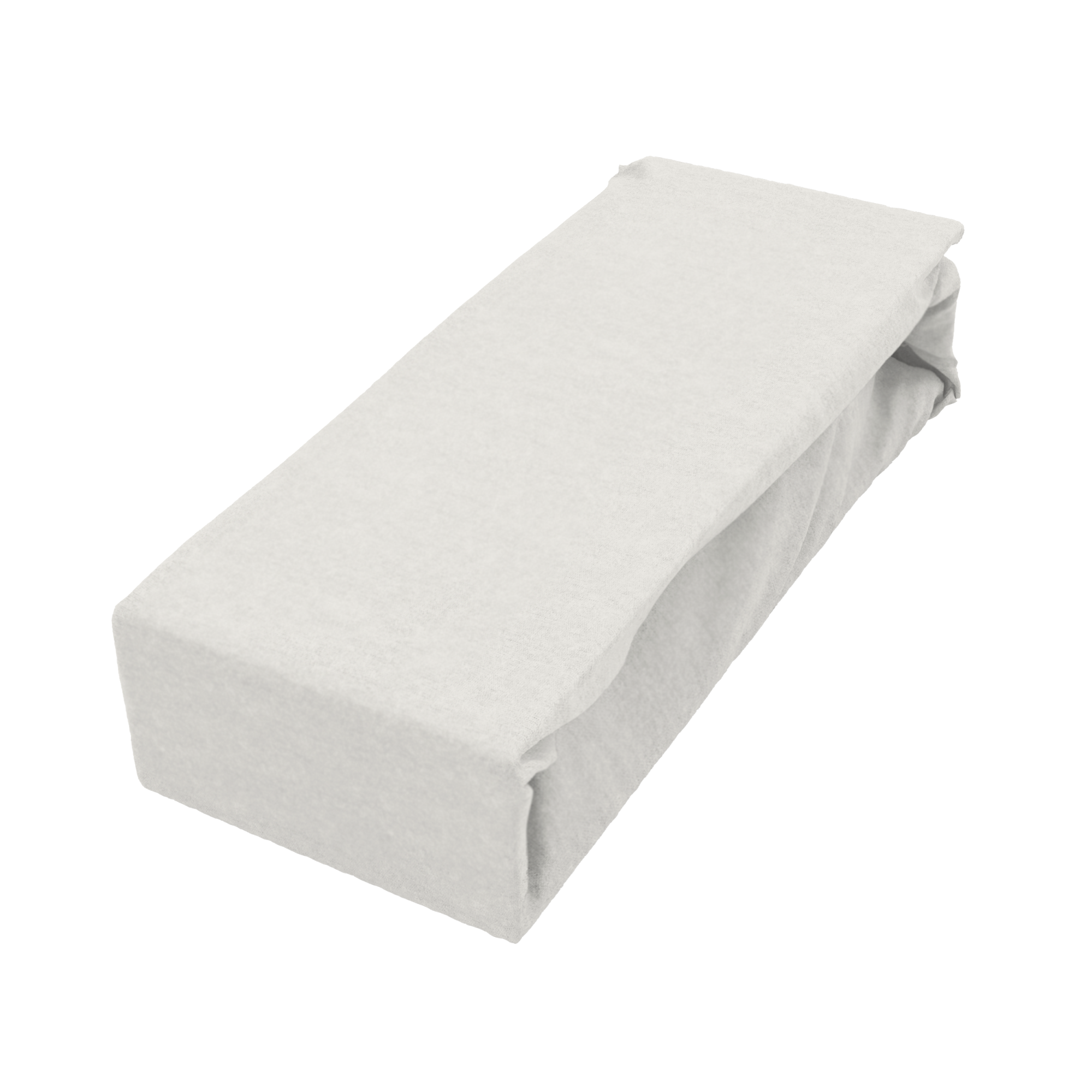 Prześcieradło z gumką Fashion białe 90 x 200 cm