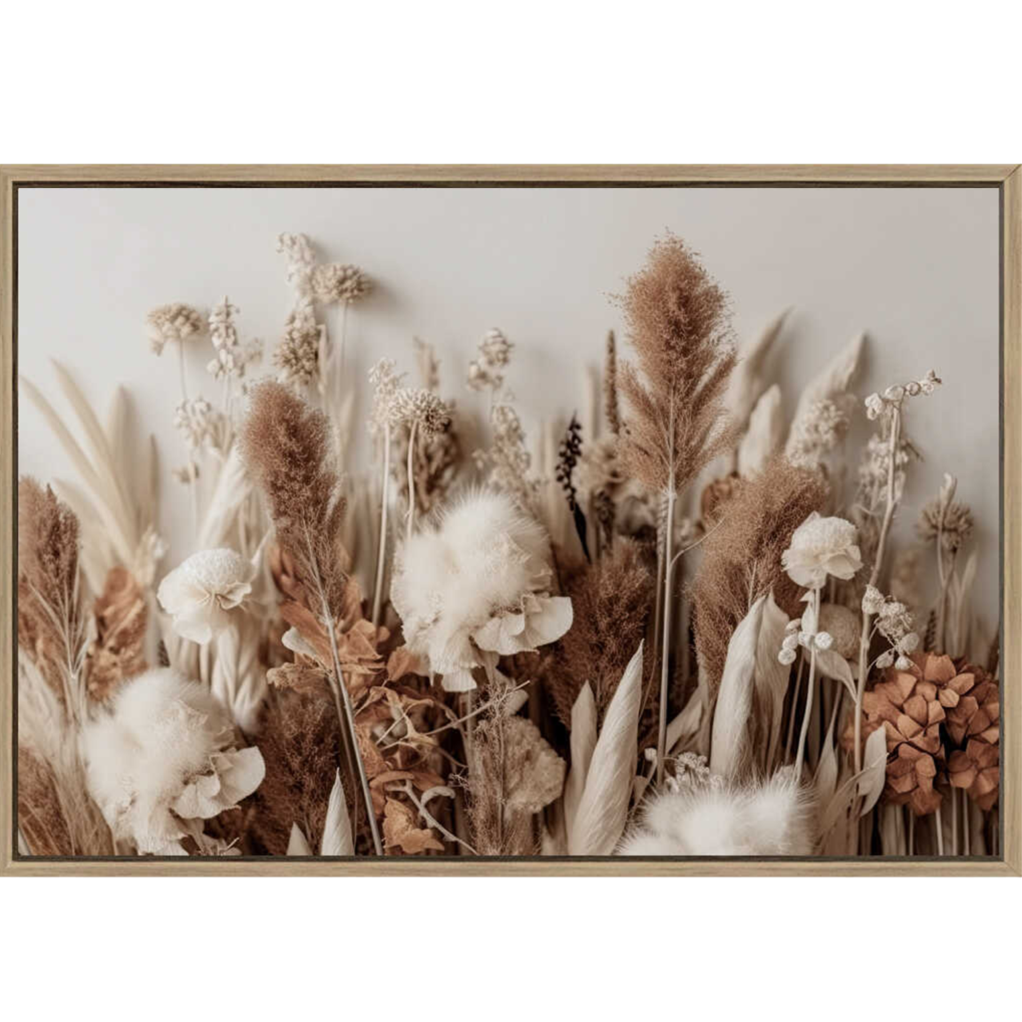 Obraz Kompozycja suszonych kwiatów 100 x 70 cm