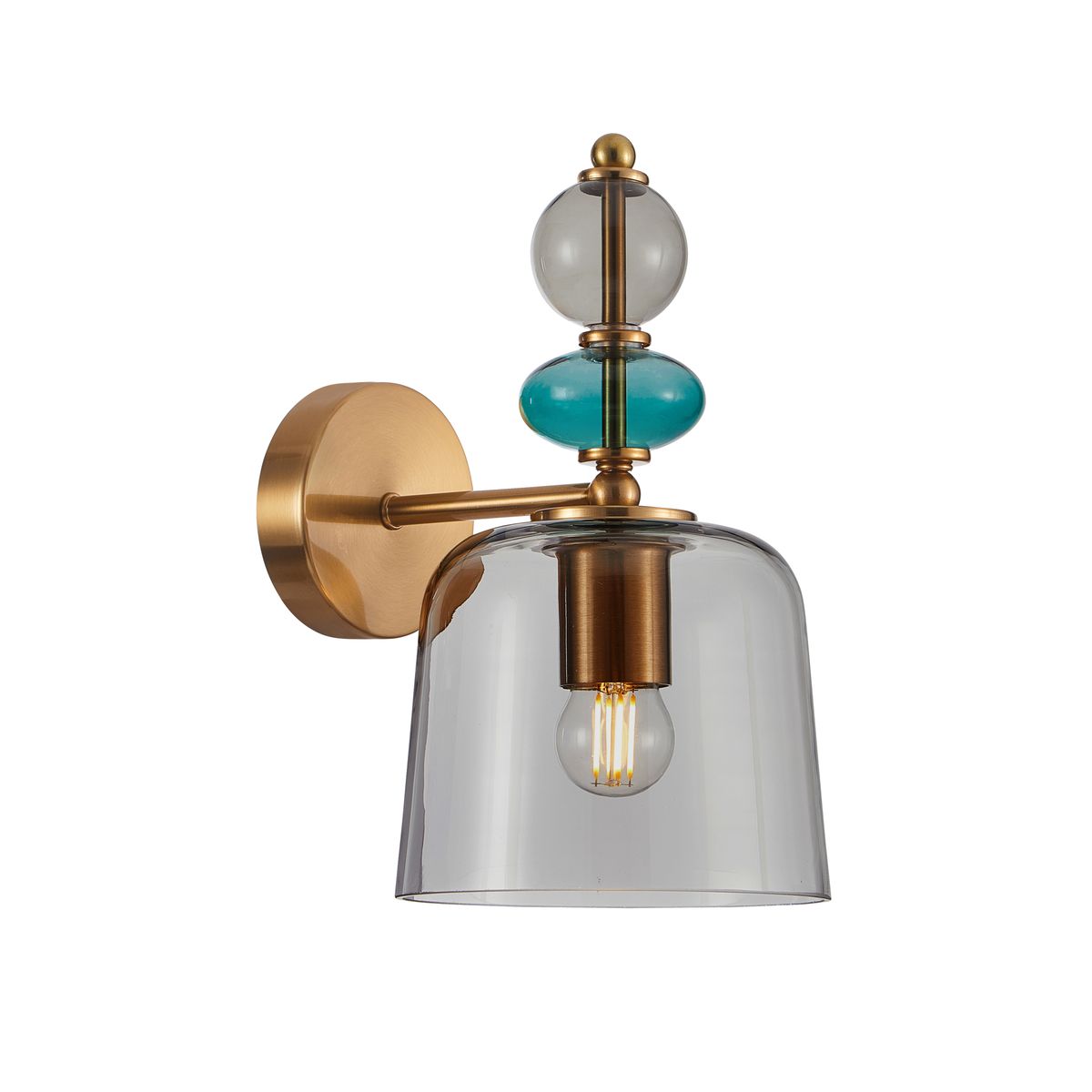 Kinkiet Namos dymiony E27 Italux