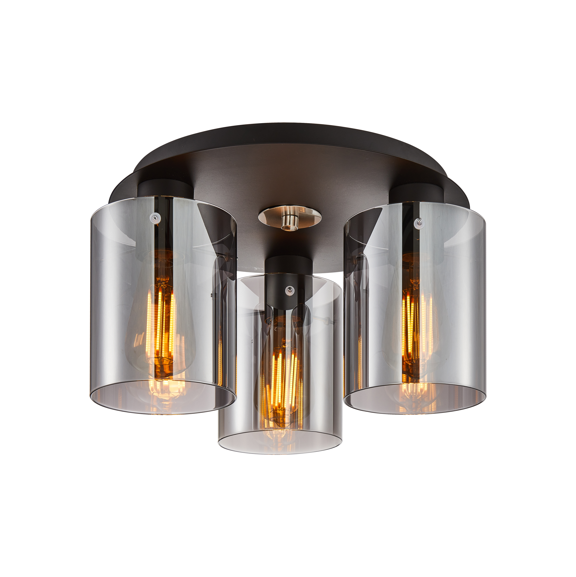 Lampa sufitowa Sardo czarna 3 x E27 Italux