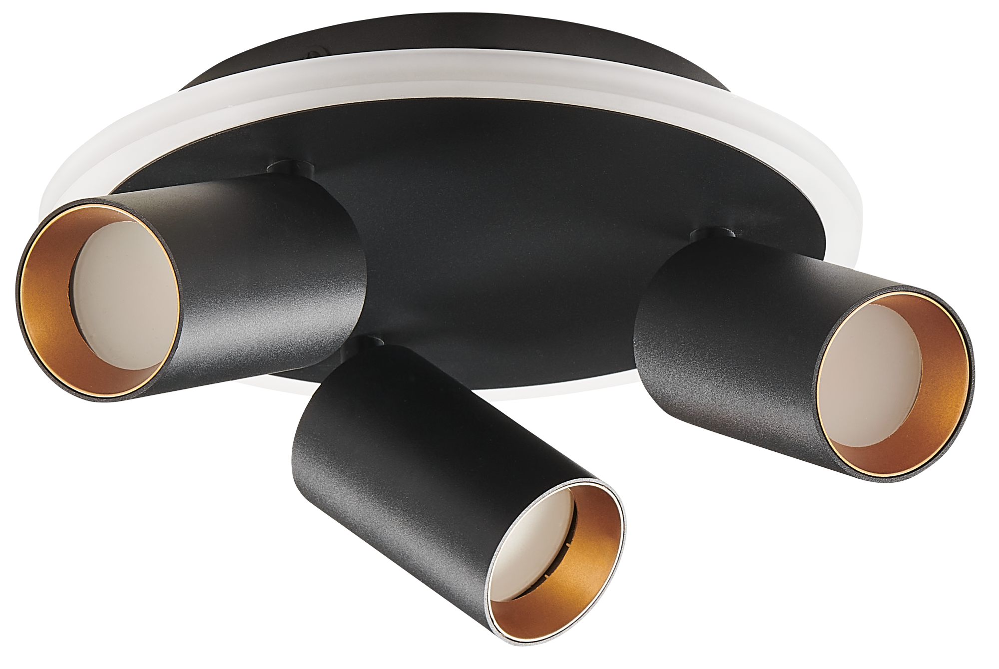 Plafon Parma czarny 3 x GU10 Light Prestige