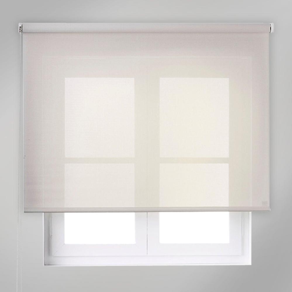 Estore de rolo screen 90 x 250 cm bege Leroy Merlin