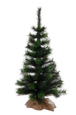 Mini árvore de natal dobrável Juta verde 60 cm