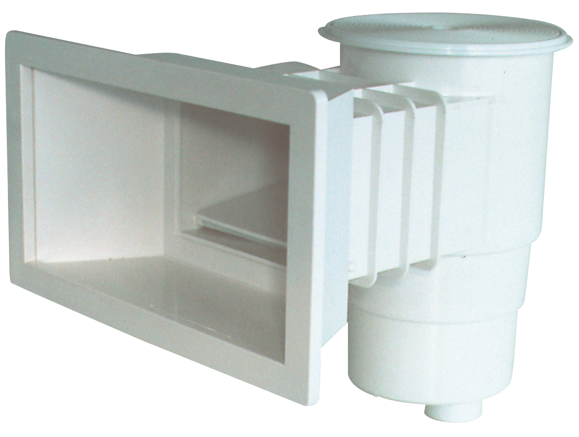 Skimmer com tampa LINER REDONDA 200MM ABS QP Leroy Merlin