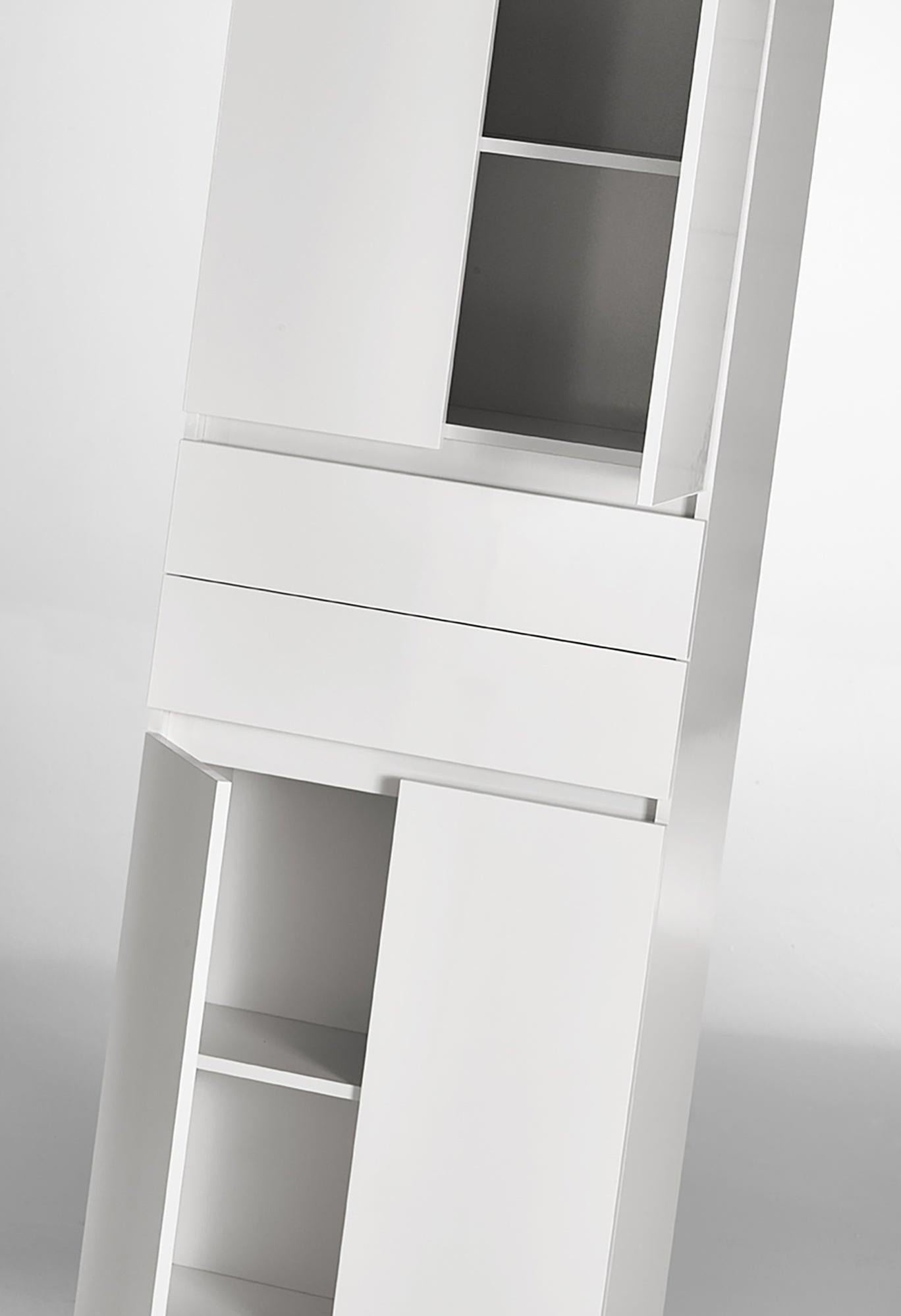 Móvel para casa de banho de AML ZEUS de 61x172x31.5 cm Branco - 4