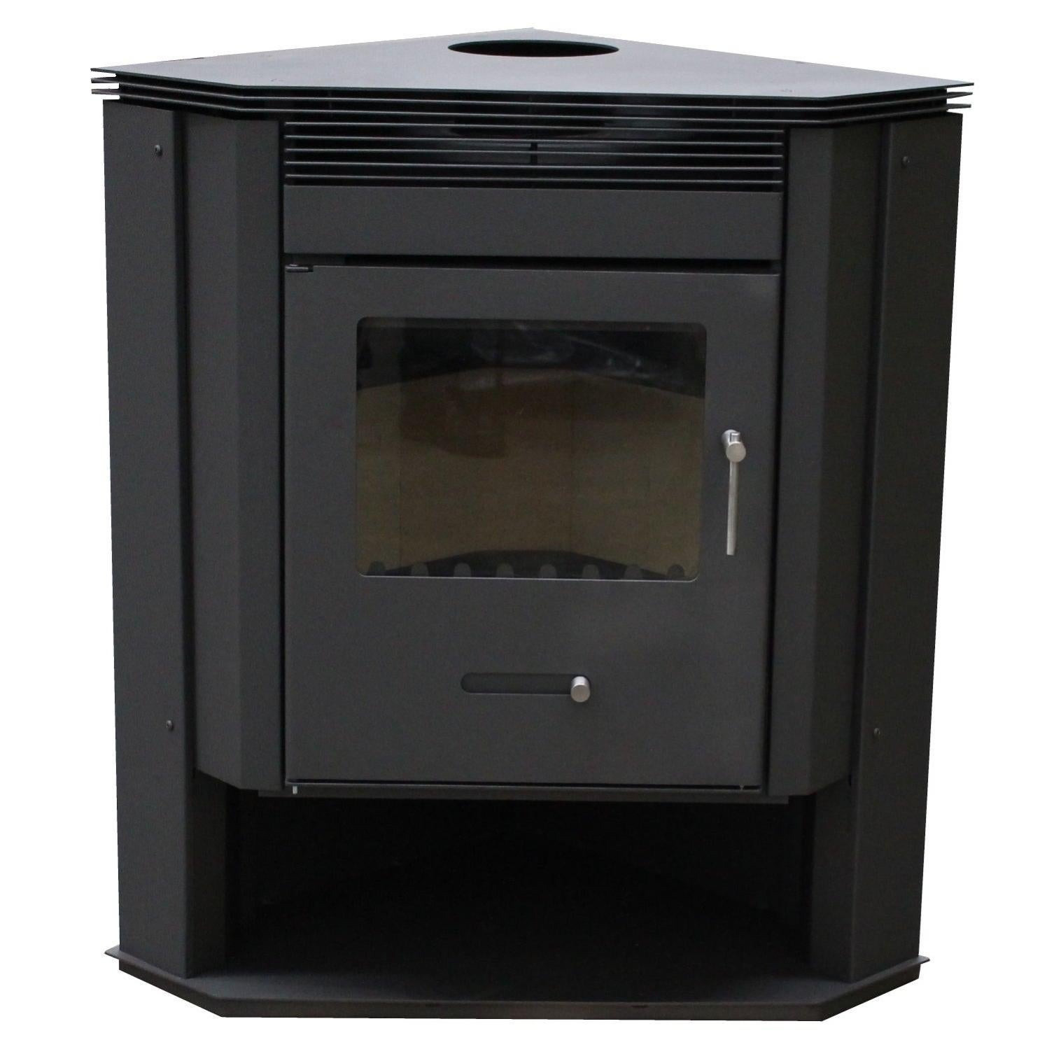 Salamandra de aço de canto DELTA 14.4KW | Leroy Merlin
