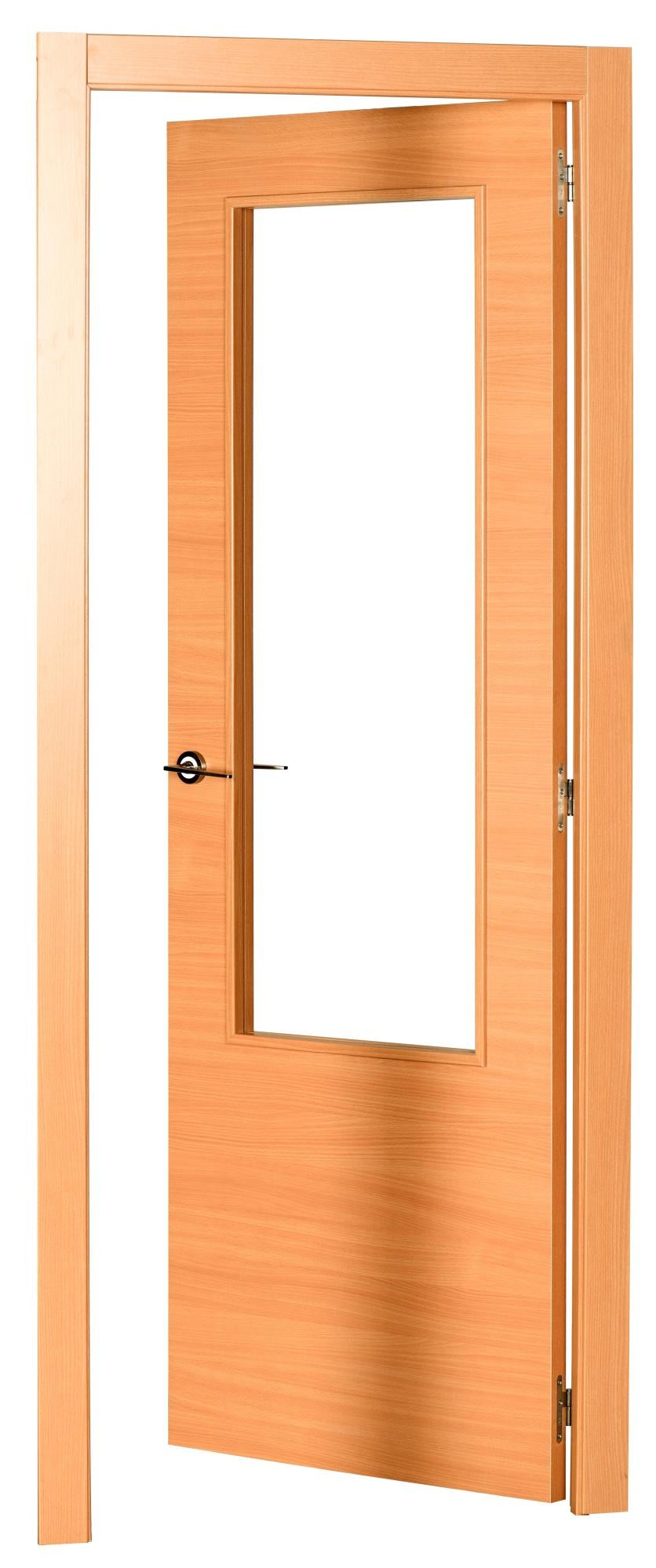 Bloco de porta interior OSLO FAIA COM VIDRO 62.5X203CM DIREITA Leroy