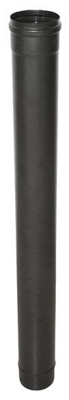 Wolfpack Tubo de Estufa Pellet Acero Vitrificado Negro Ø 80 mm. Longitud 50  cm. Estufas de Leña, Chimenea, Alta resistencia, - BigMat